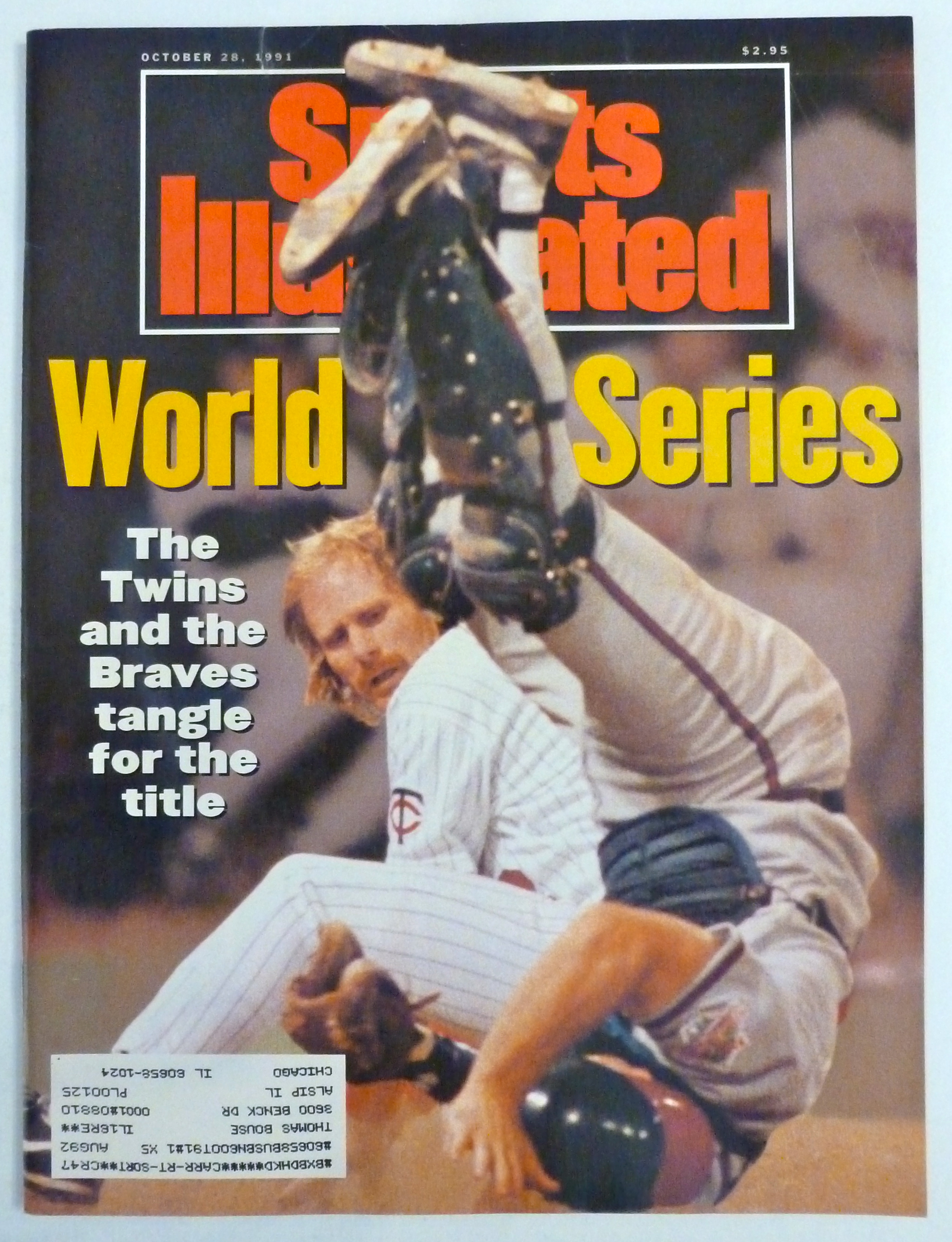 Sports Illustrated Magazine October 28, 1991 Series