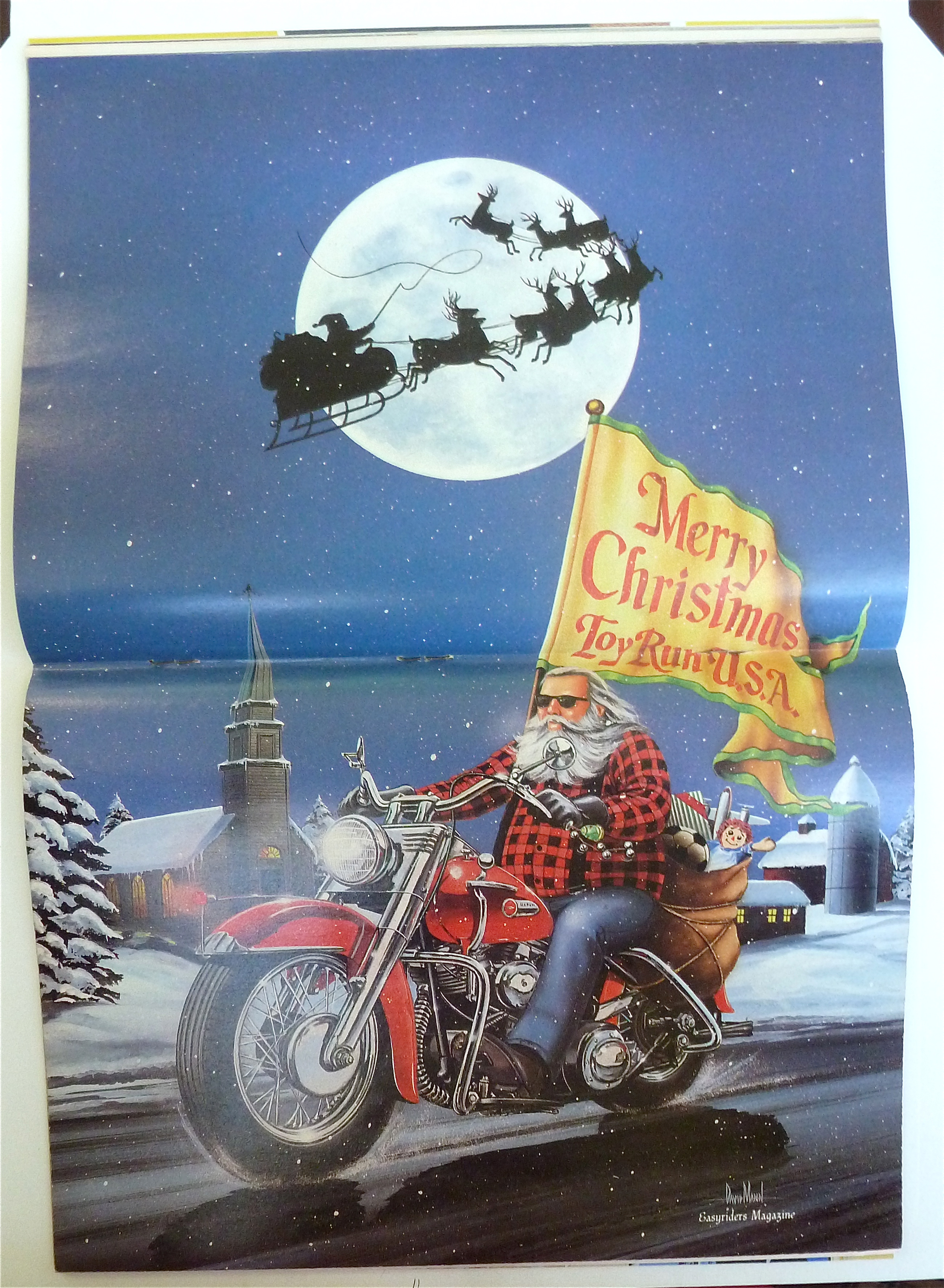 Easyriders Magazine January 1988 Santa's Cycle