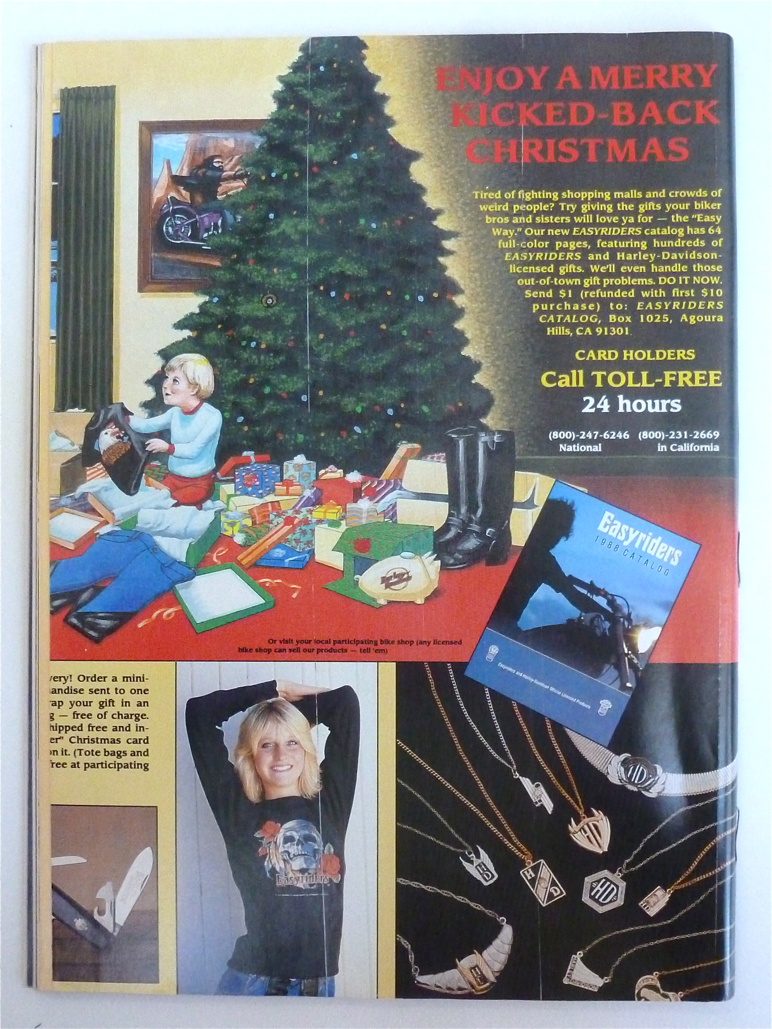 Easyriders Magazine January 1988 Santa's Cycle