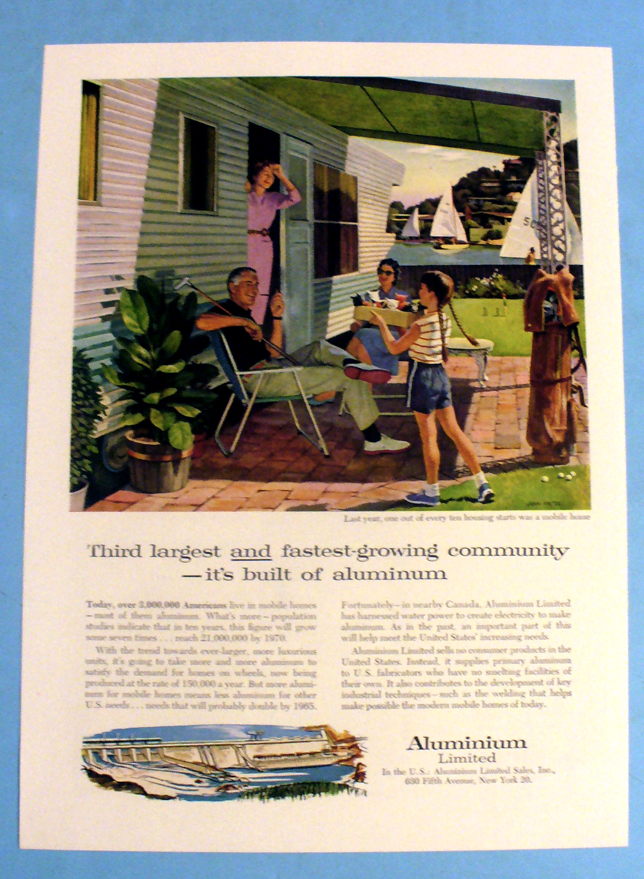 1959 Aluminum Limited w/ Mobile Home By John Falter