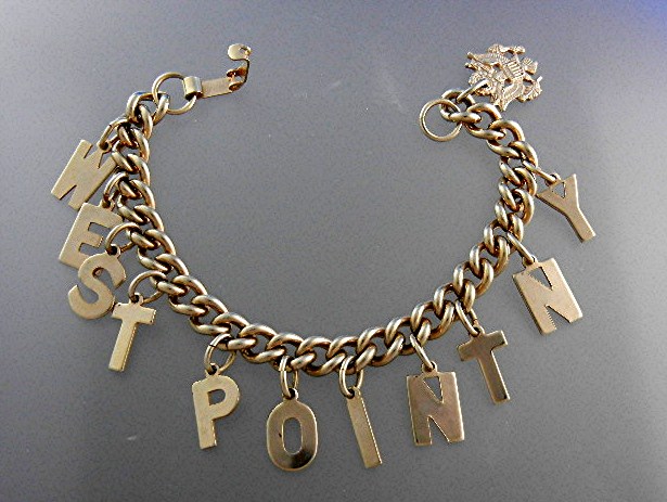 Bracelet Westpoint NY Charm Goldtone