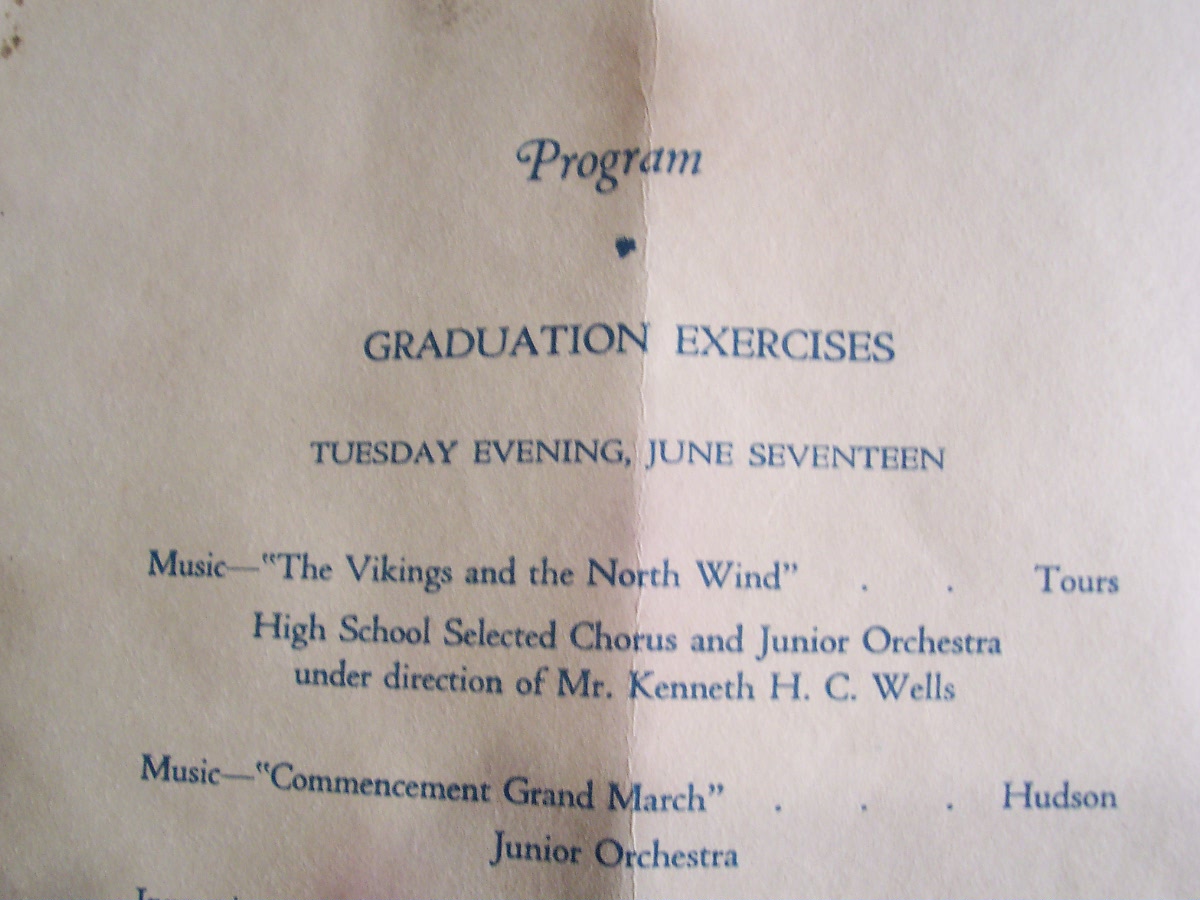 Brattleboro Vermont, 1924 Commencement