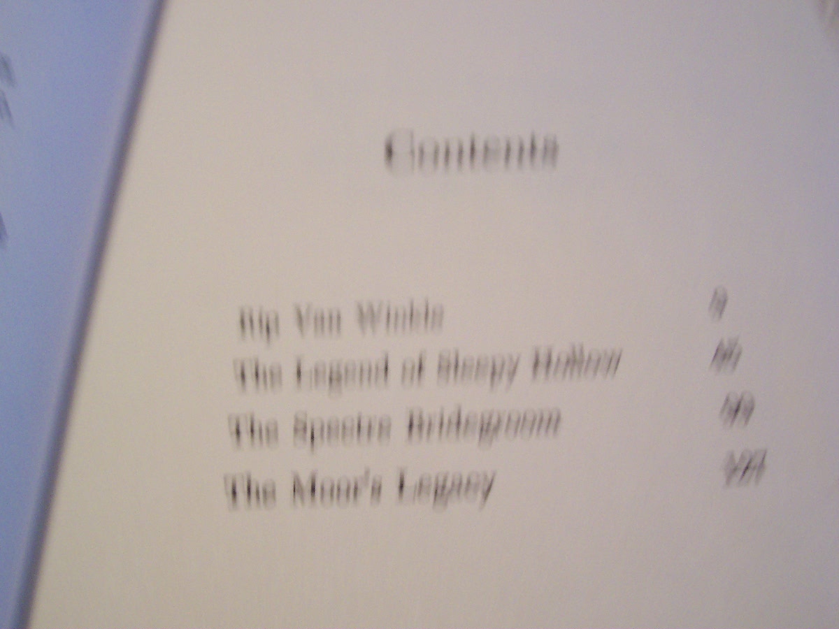 Rip Van Winkle Book Legend of Sleepy Hollow and other tales 1967