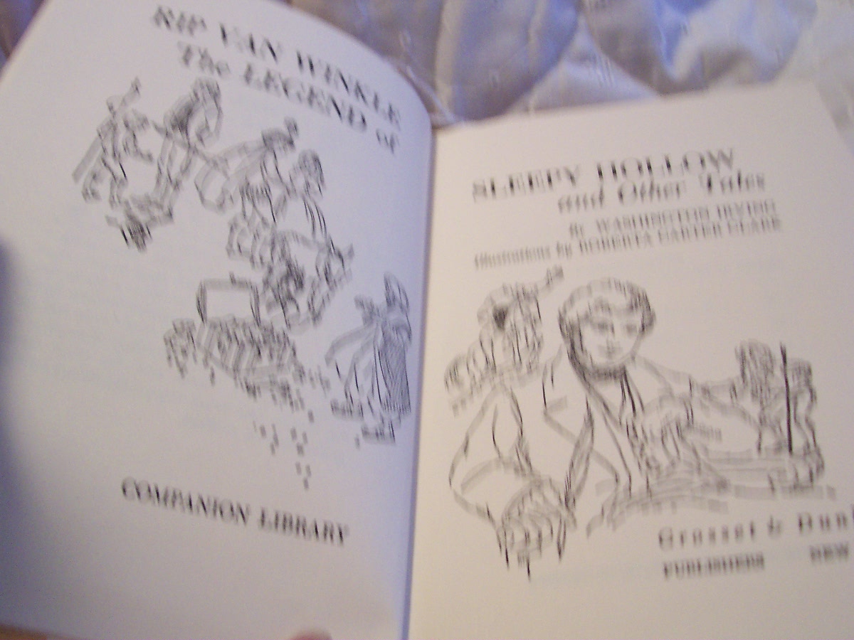 Rip Van Winkle Book Legend of Sleepy Hollow and other tales 1967
