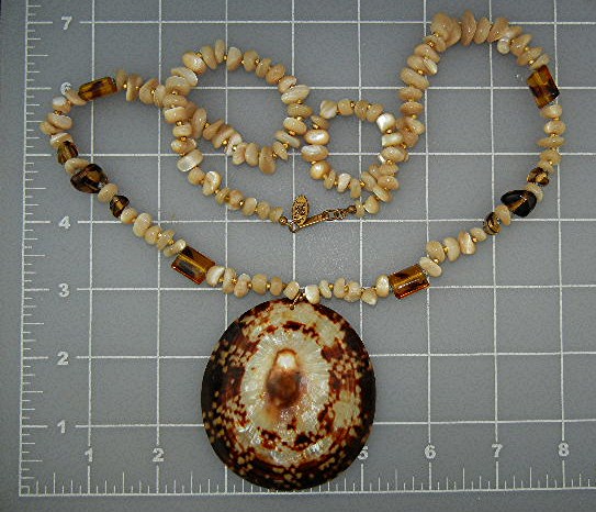 Miriam Haskell Shell Mother of Pearl Necklace