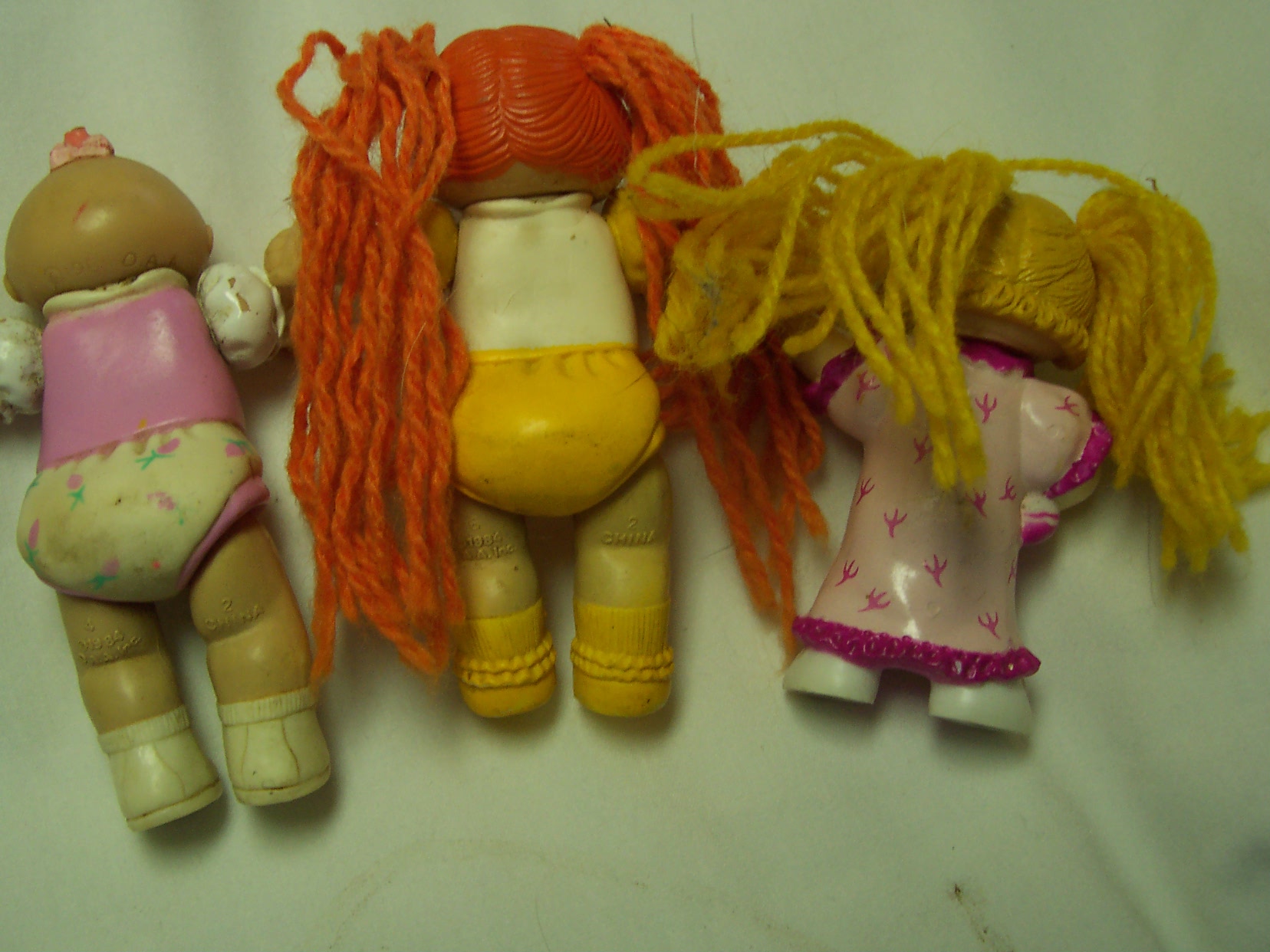 Cabbage Patch Posable Doll Figurine Set of 3