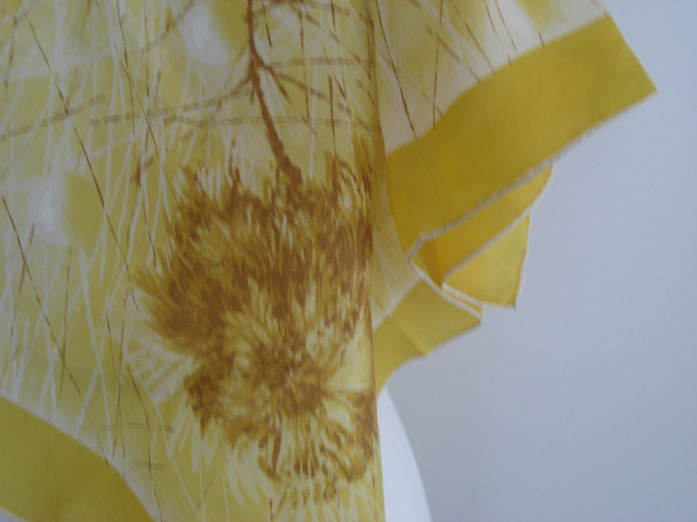 Yellow Silk Scarf