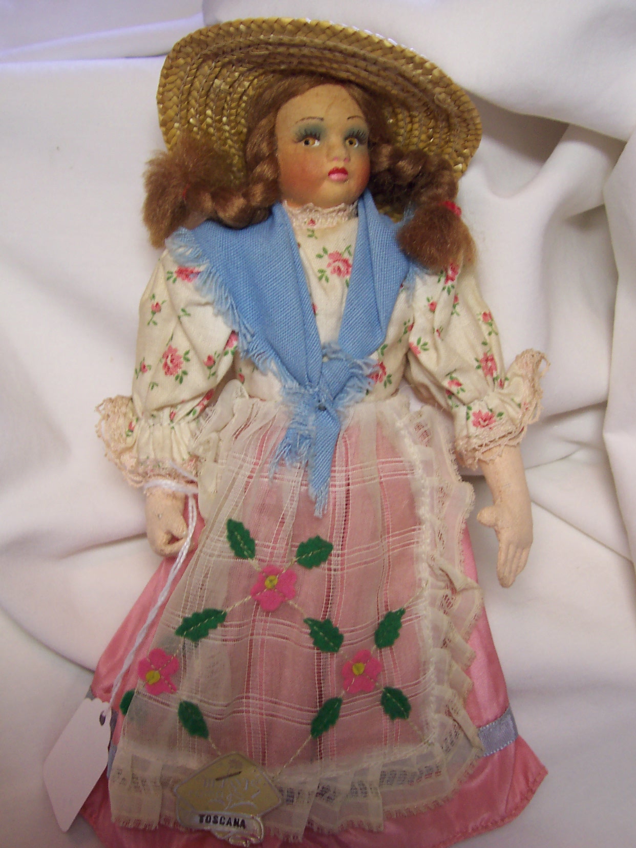 Magis Roma Cloth Doll Toscana Italy 9 inch
