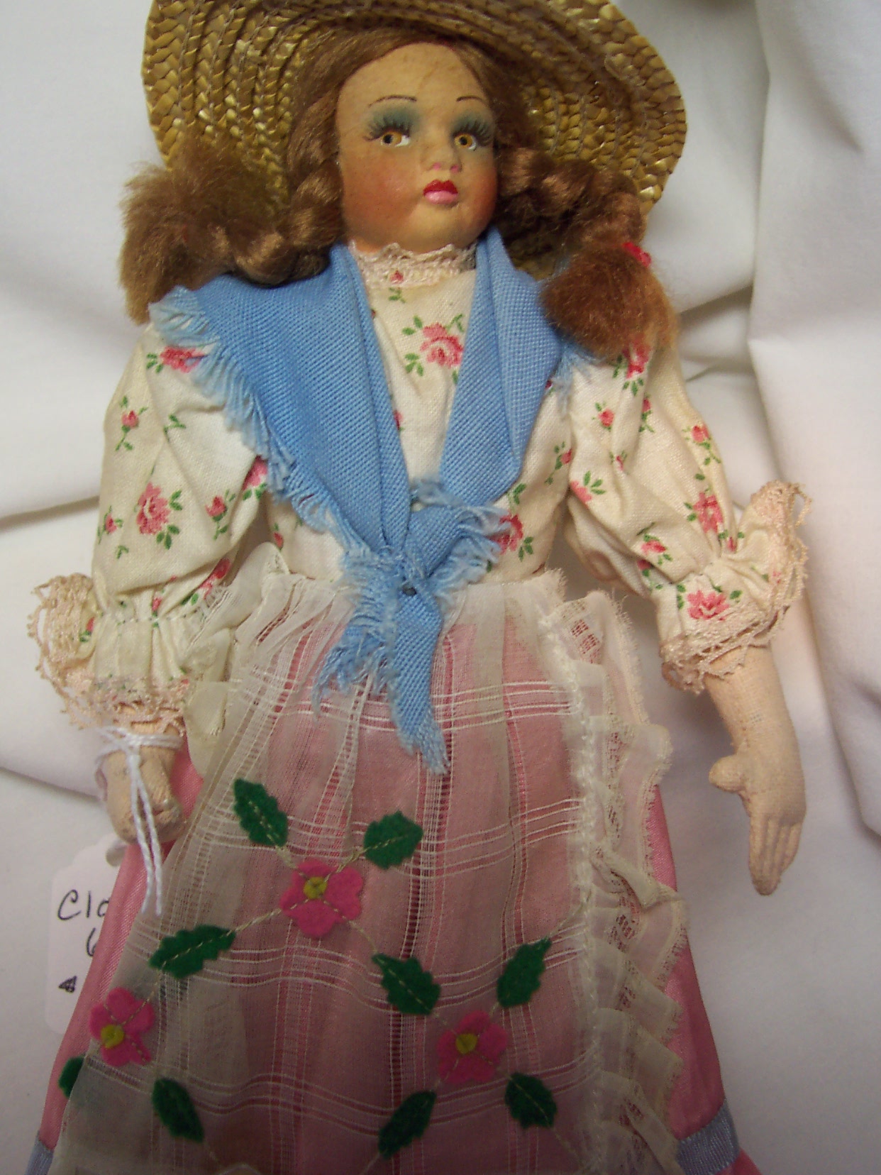 Magis Roma Cloth Doll Toscana Italy 9 inch