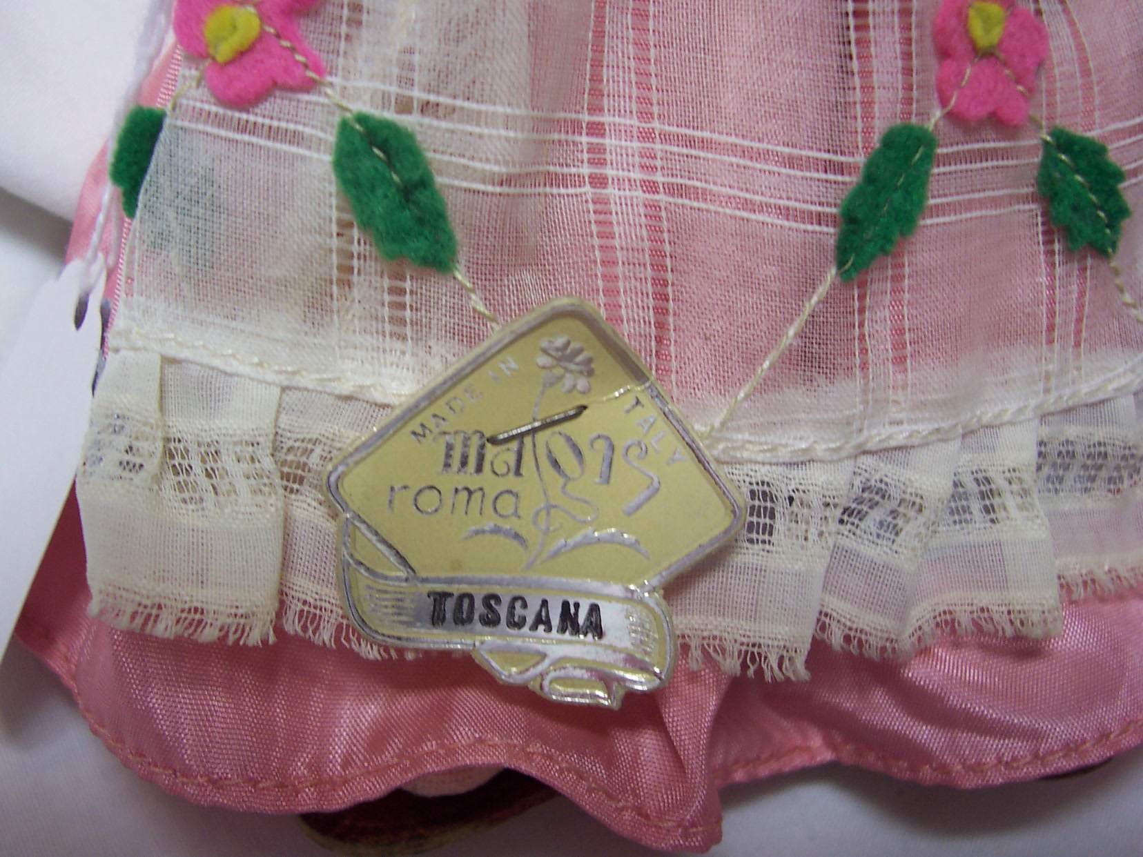 Magis Roma Cloth Doll Toscana Italy 9 inch