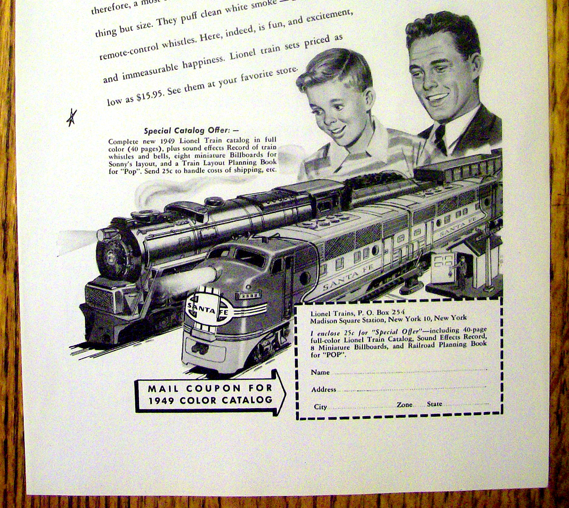1949 Lionel Trains