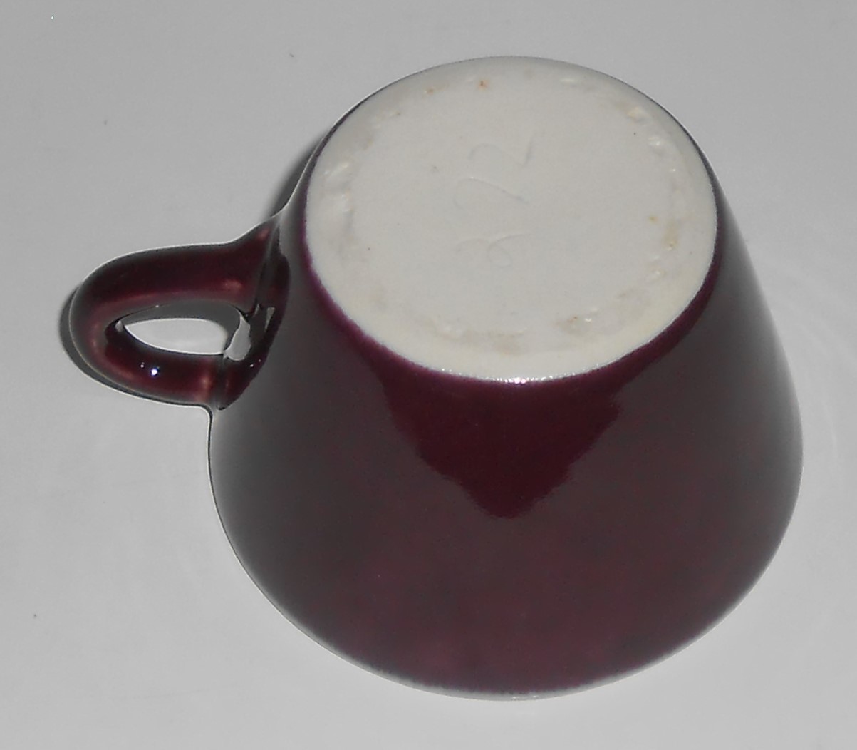 Early Winfield Gabriel China Pottery Purple / Pink Cup