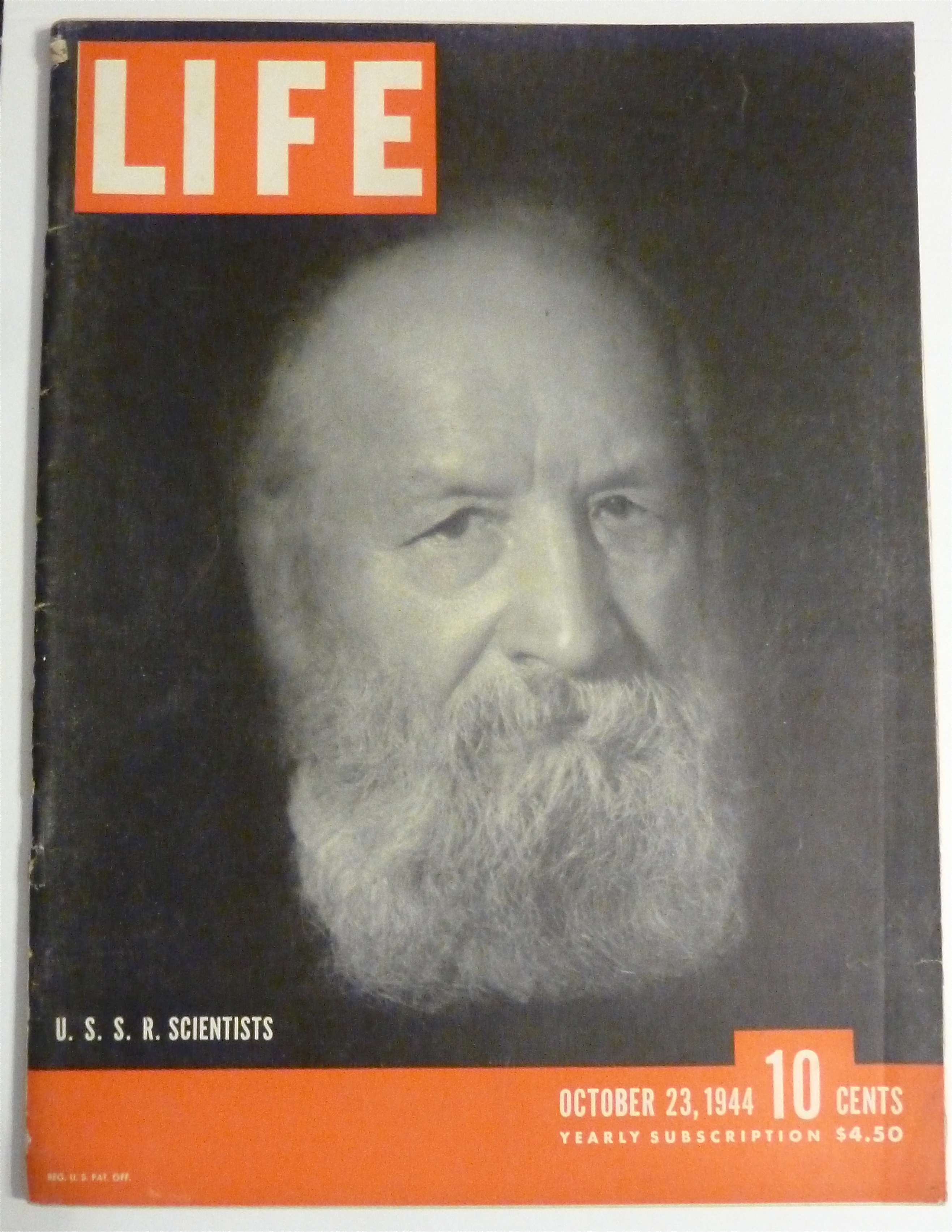 Life Magazine-October 23, 1944-U. S. S. R. Scientists