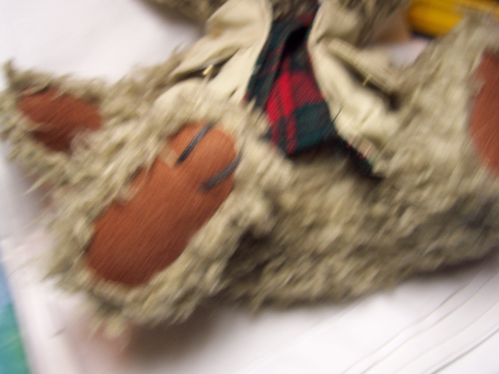 Tanner Brass Button Fisherman Teddy Bear