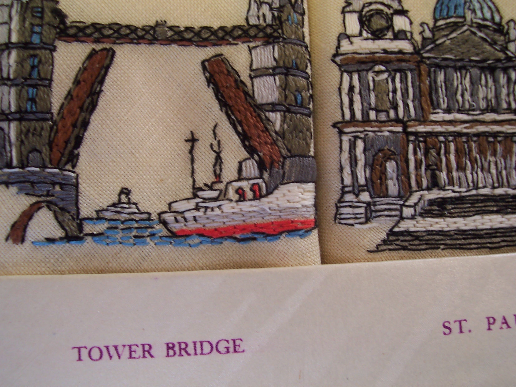 Coronation Tea Napkins Set 1953 Queen Elizabeth II