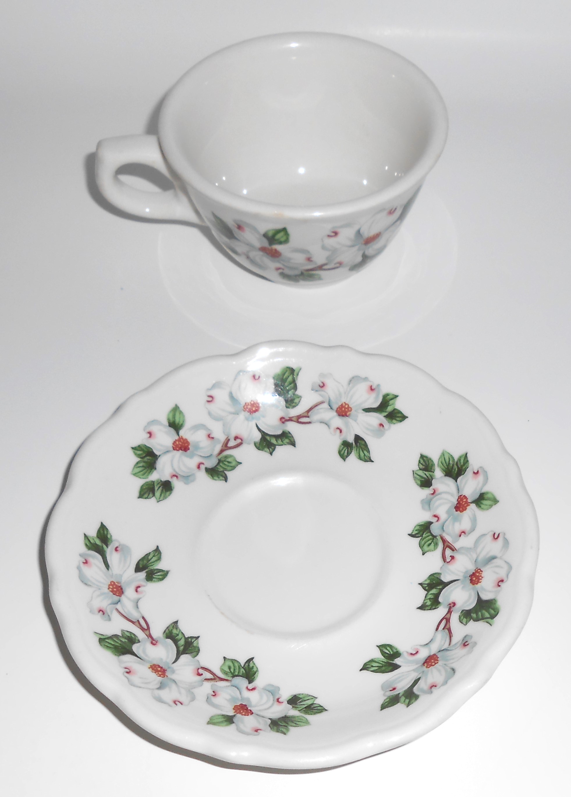 Early Winfield Gabriel China Pottery Purple / Pink Cup