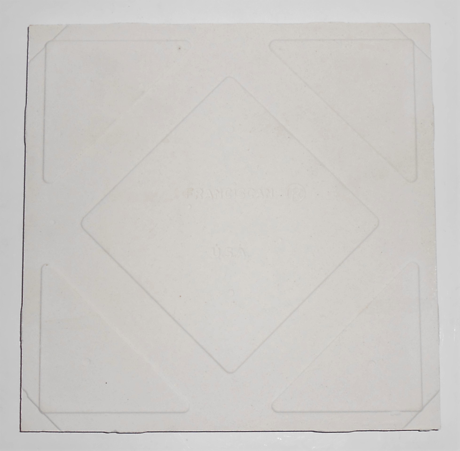 Franciscan Pottery 6'' Spring Tile MIB