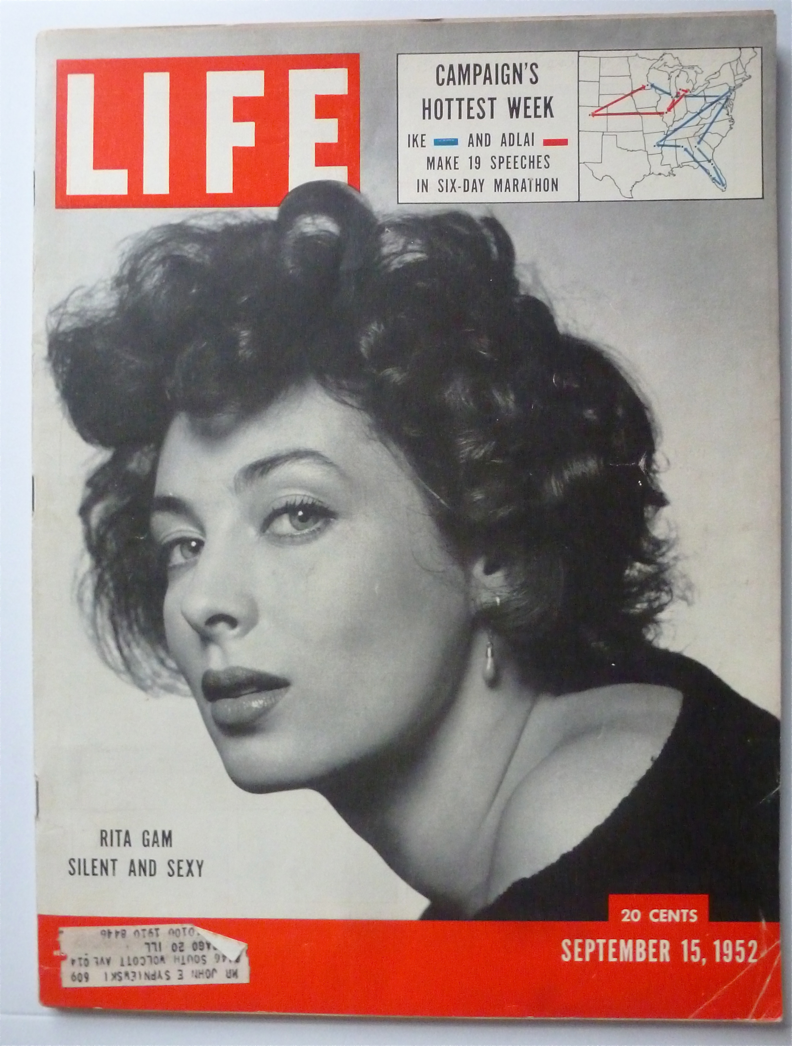 Life Magazine September 15, 1952 Rita Gam