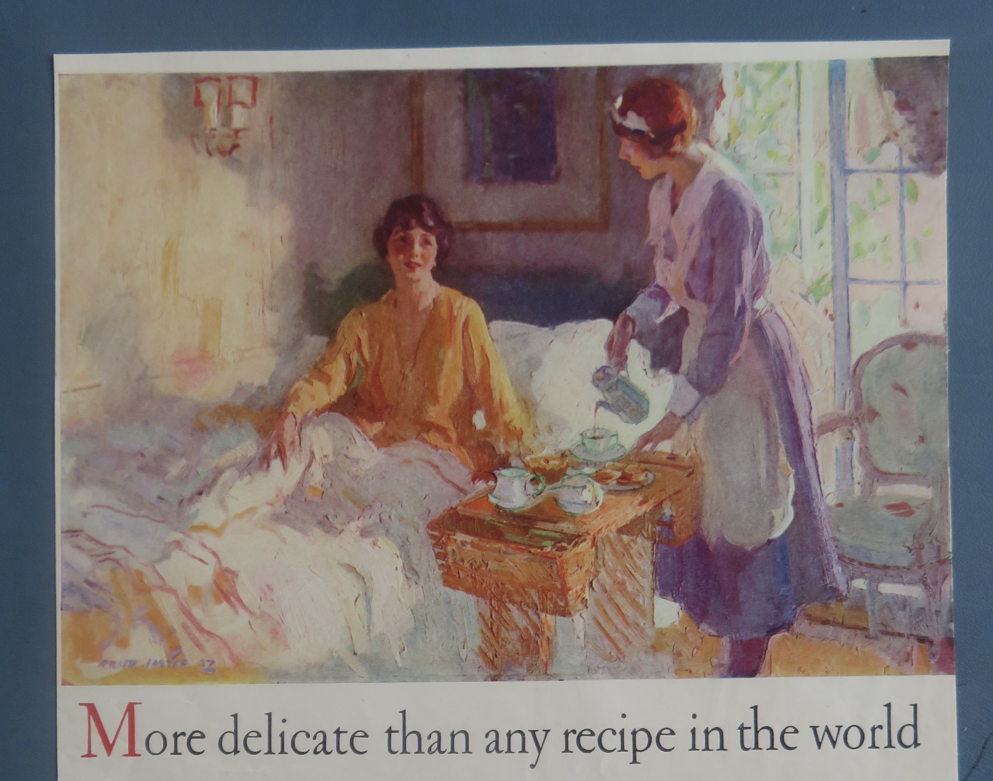 1927 Maxwell House Coffee with Maid Serving Woman