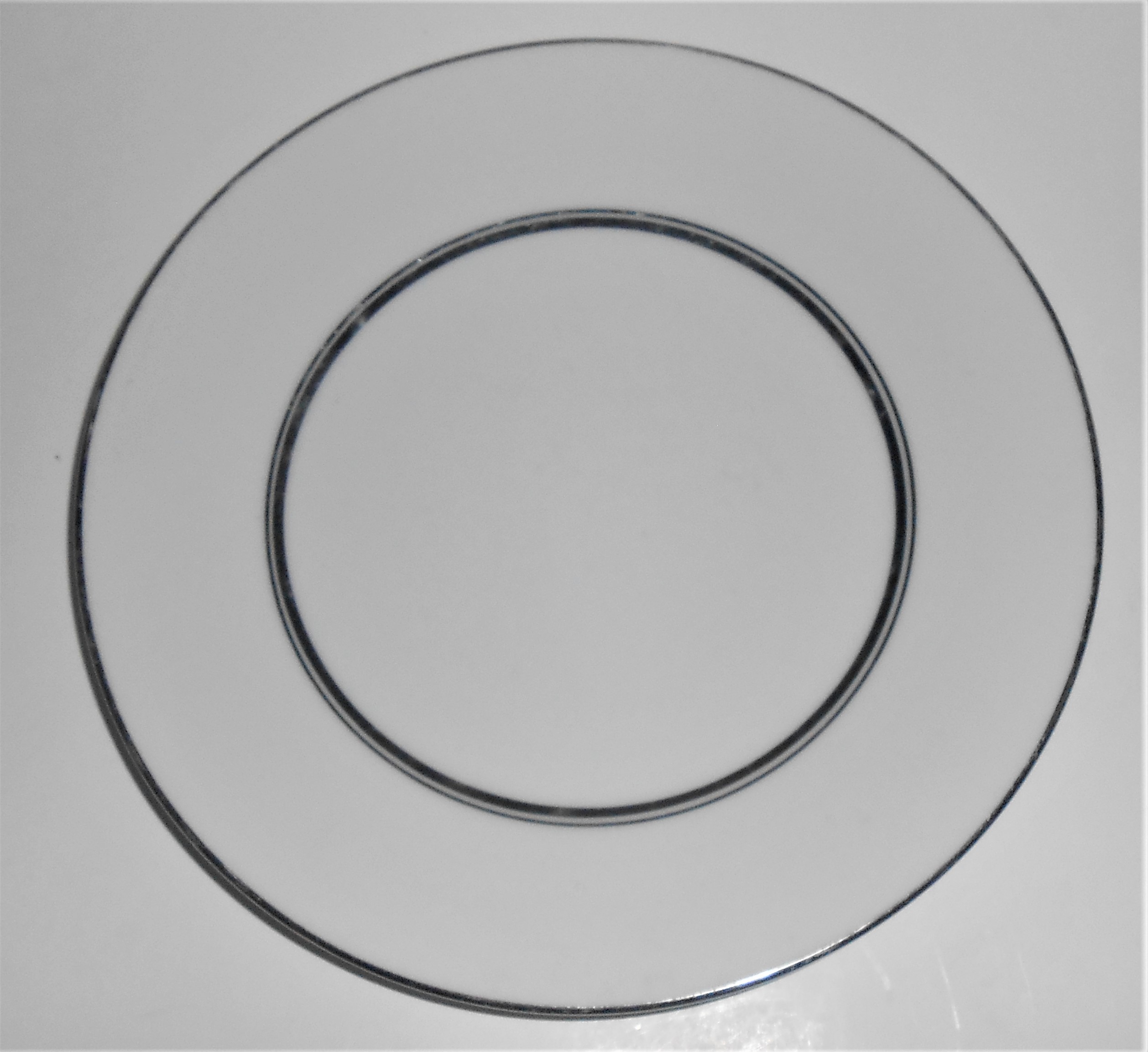 Noritake Porcelain China 6527 Galaxy Platinum Salad Pl