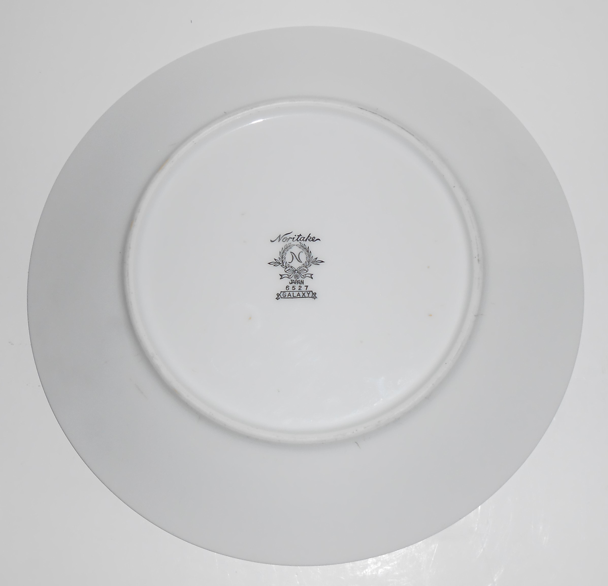 Noritake Porcelain China 6527 Galaxy Platinum Salad Pl