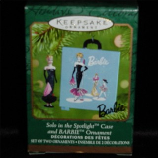Solo in Spotlight Barbie Hallmark Ornament