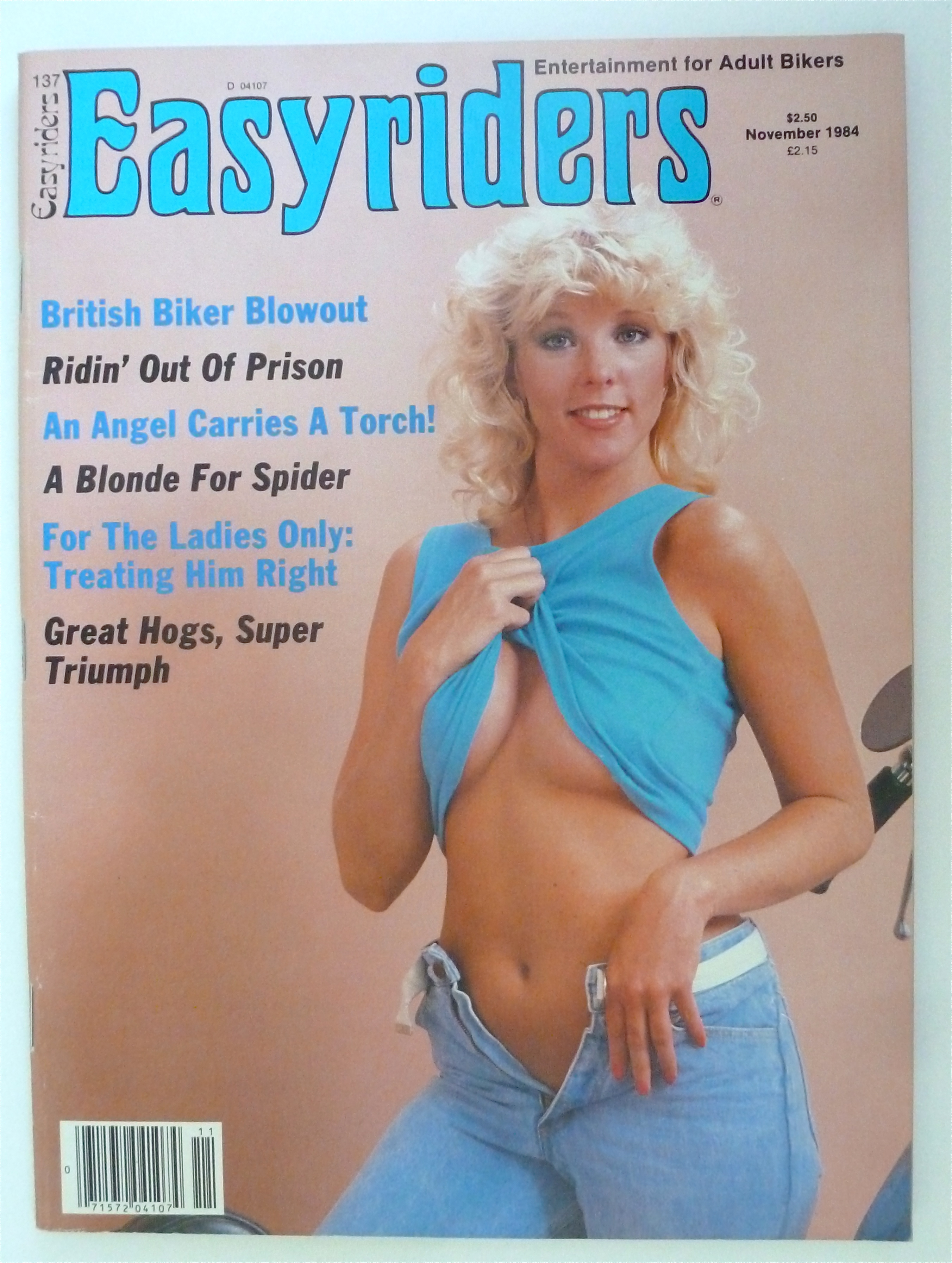 Easyriders Magazine November 1984 British Biker Blowout