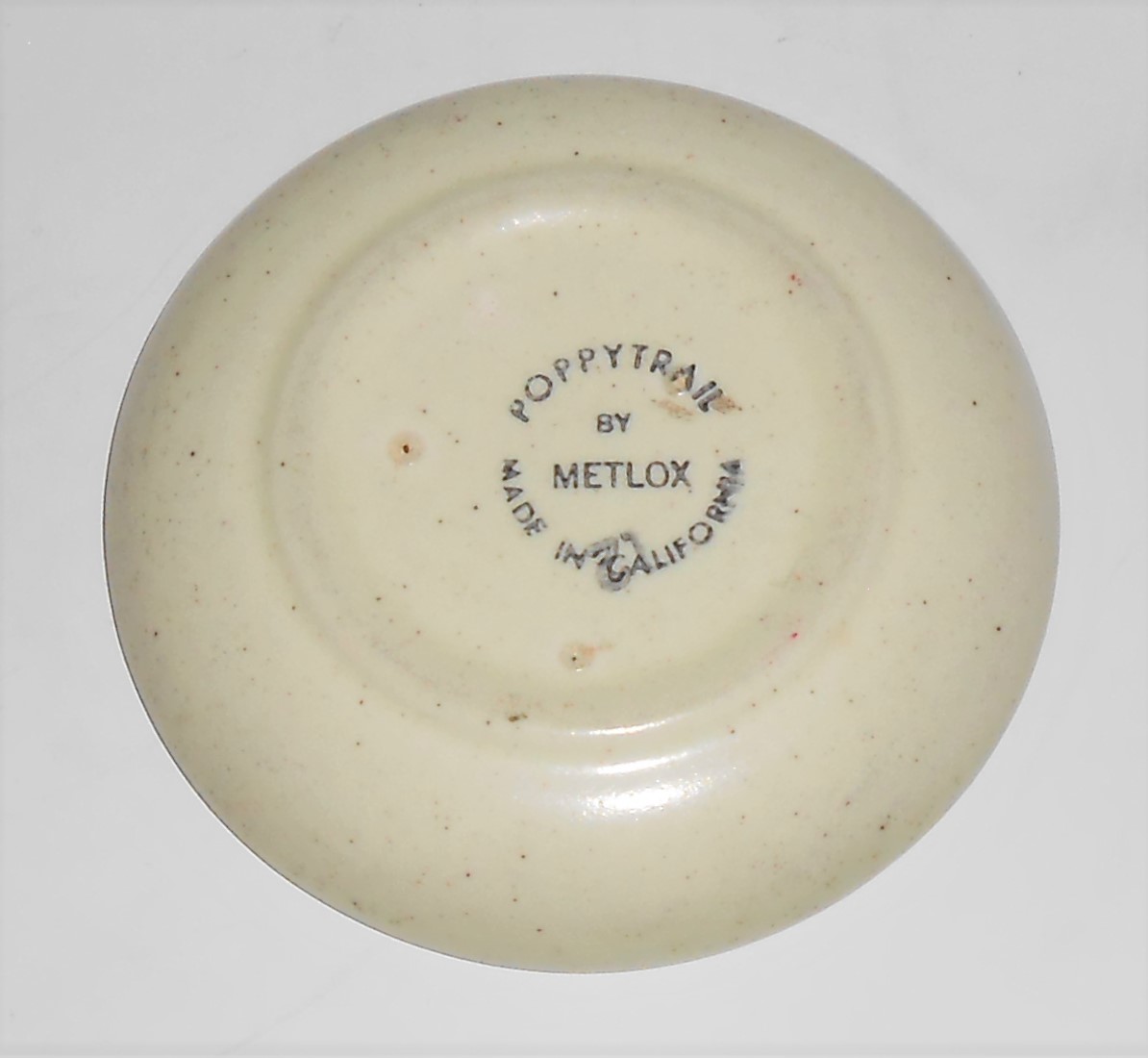 Metlox Poppy Trail Pottery Provincial Fruit Coaster