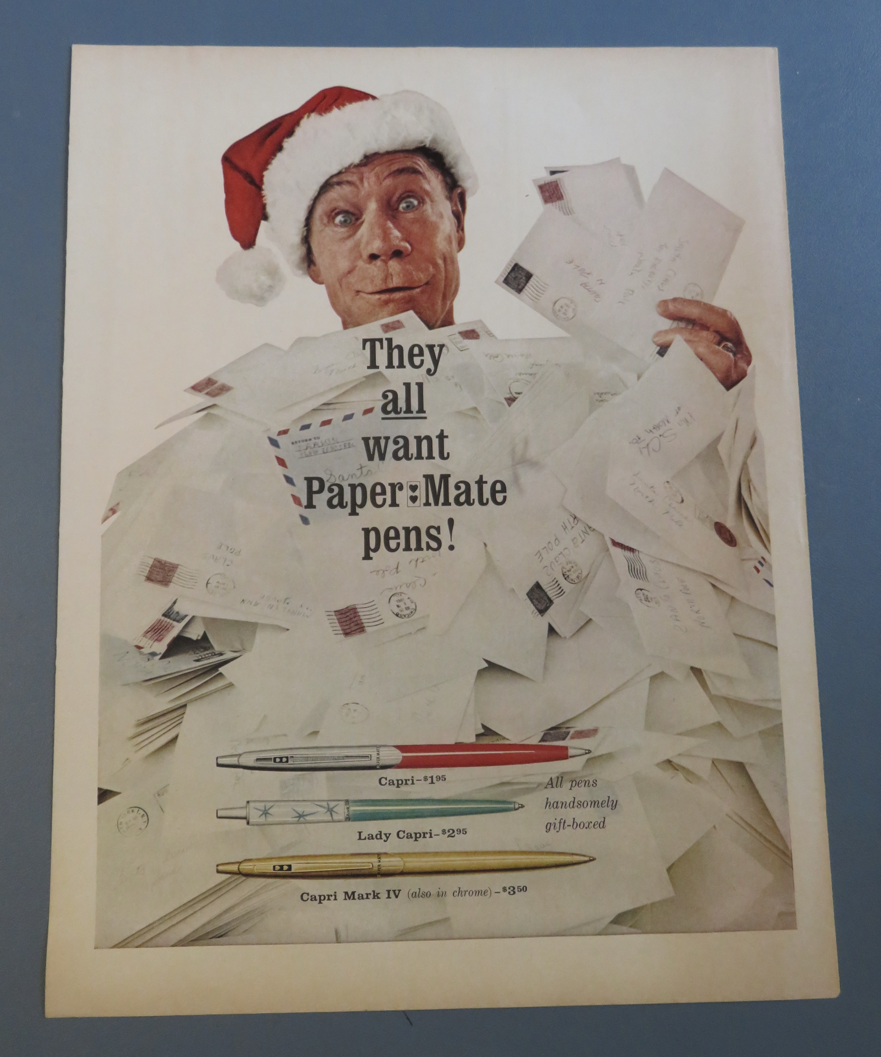 1961 Paper Mate Pens with Joe E Brown