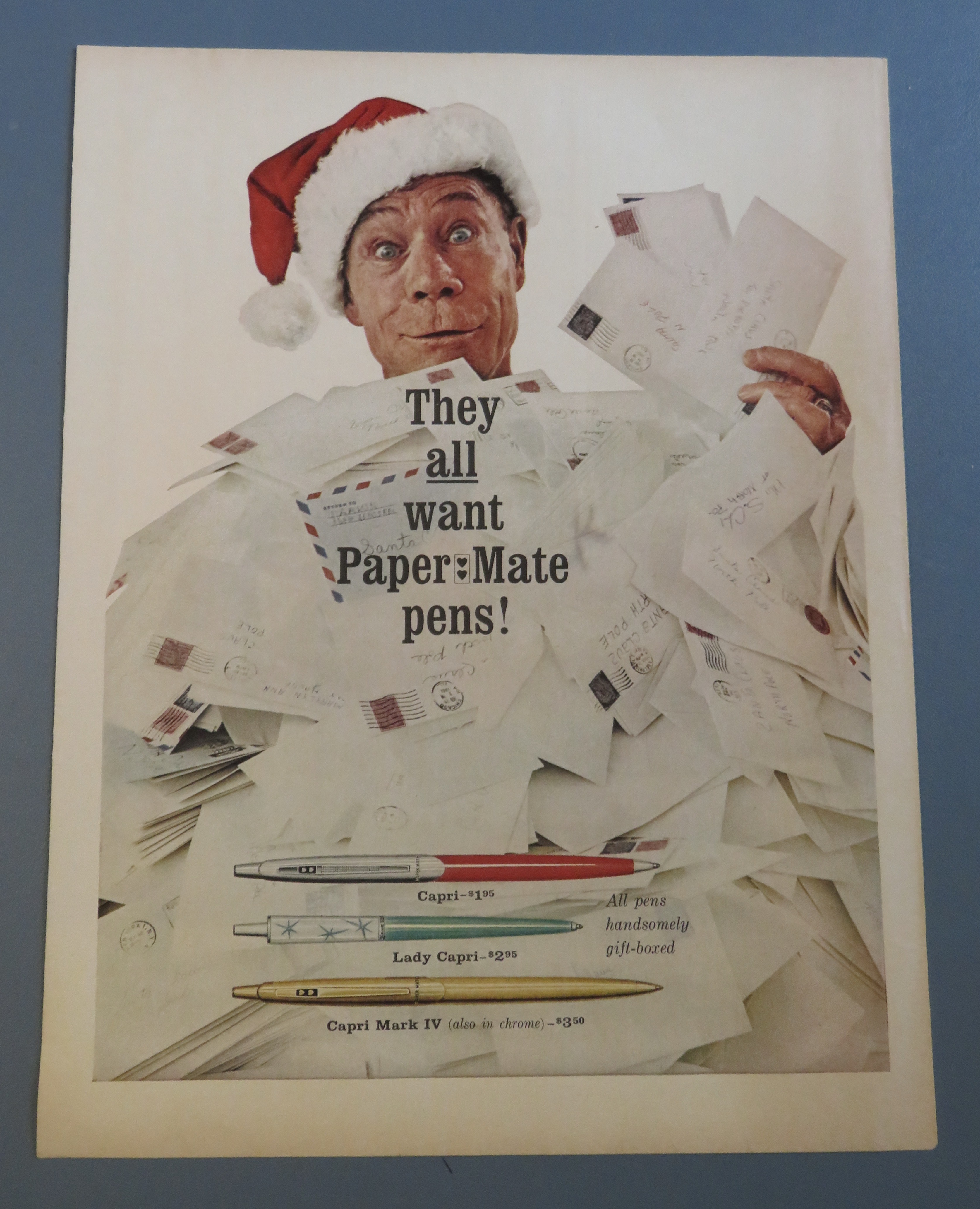 1961 Paper Mate Pens with Joe E Brown