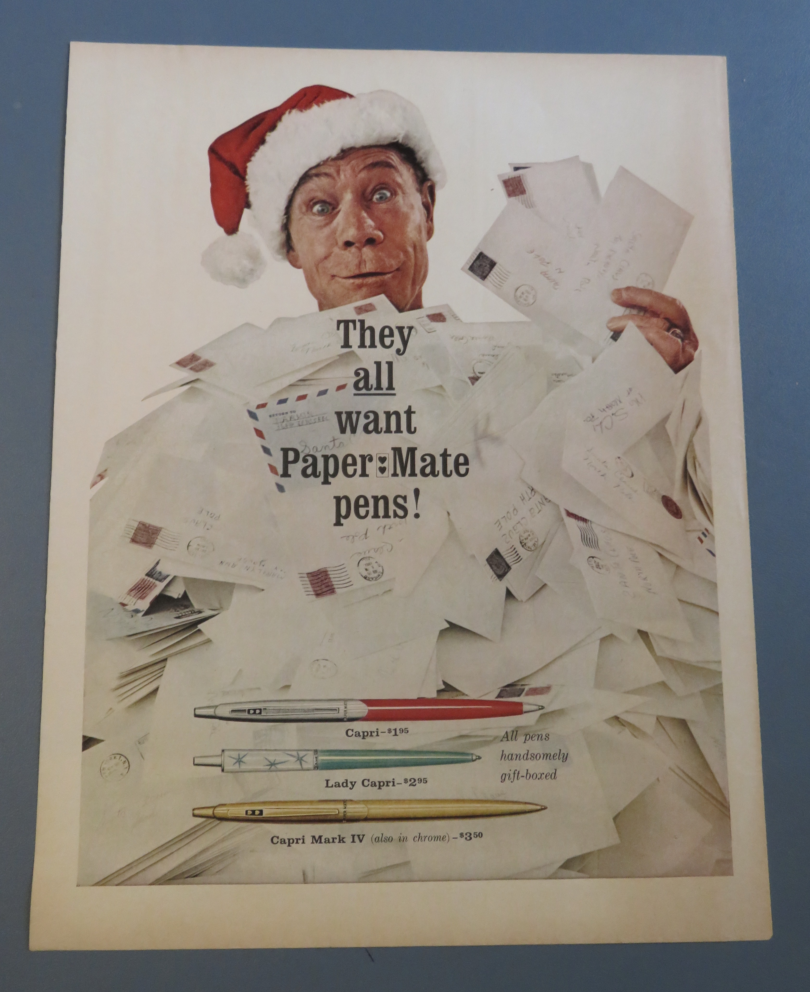 1961 Paper Mate Pens with Joe E Brown