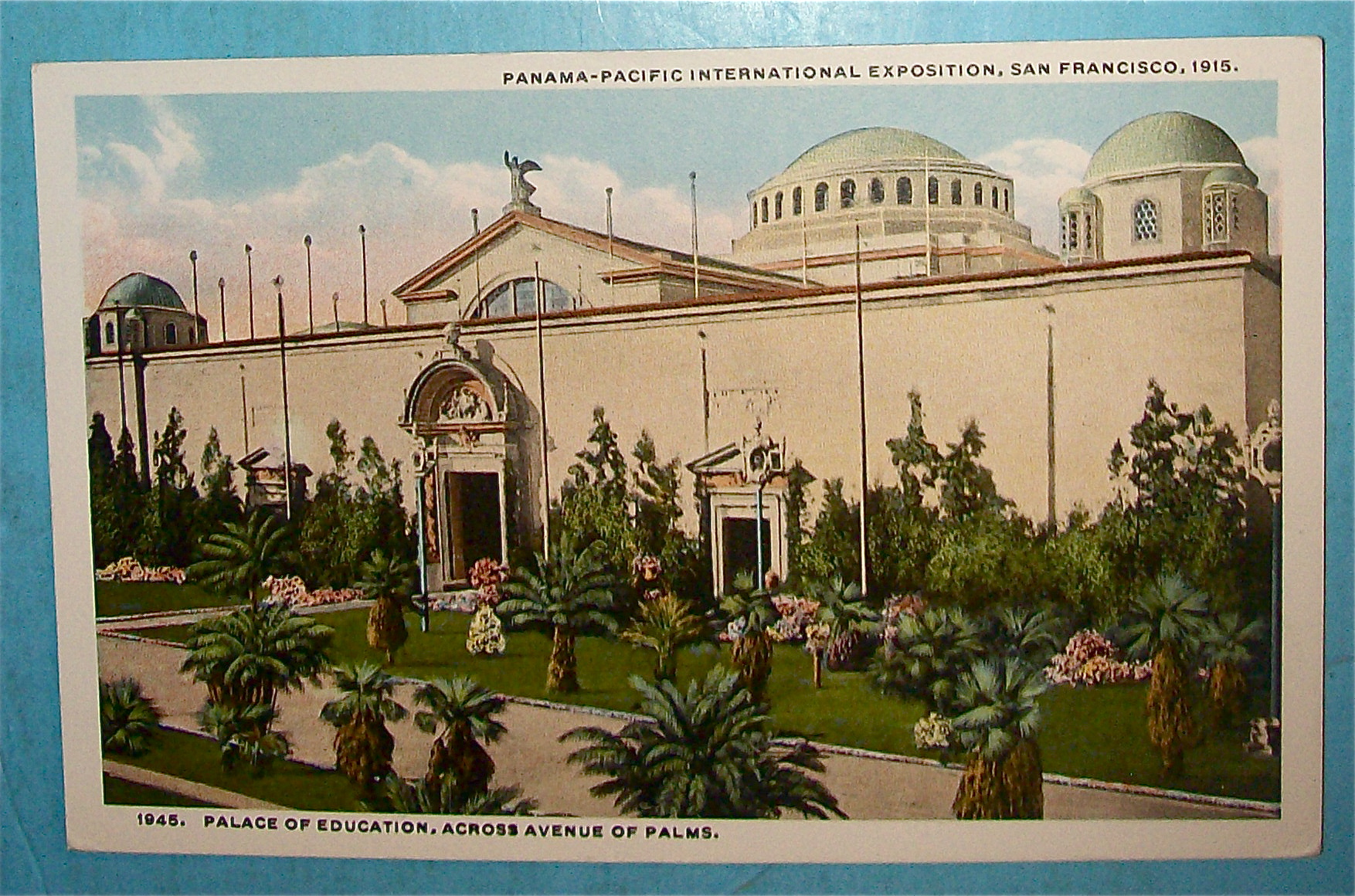 Palace Of Education Postcard-Pan Pac International Expo