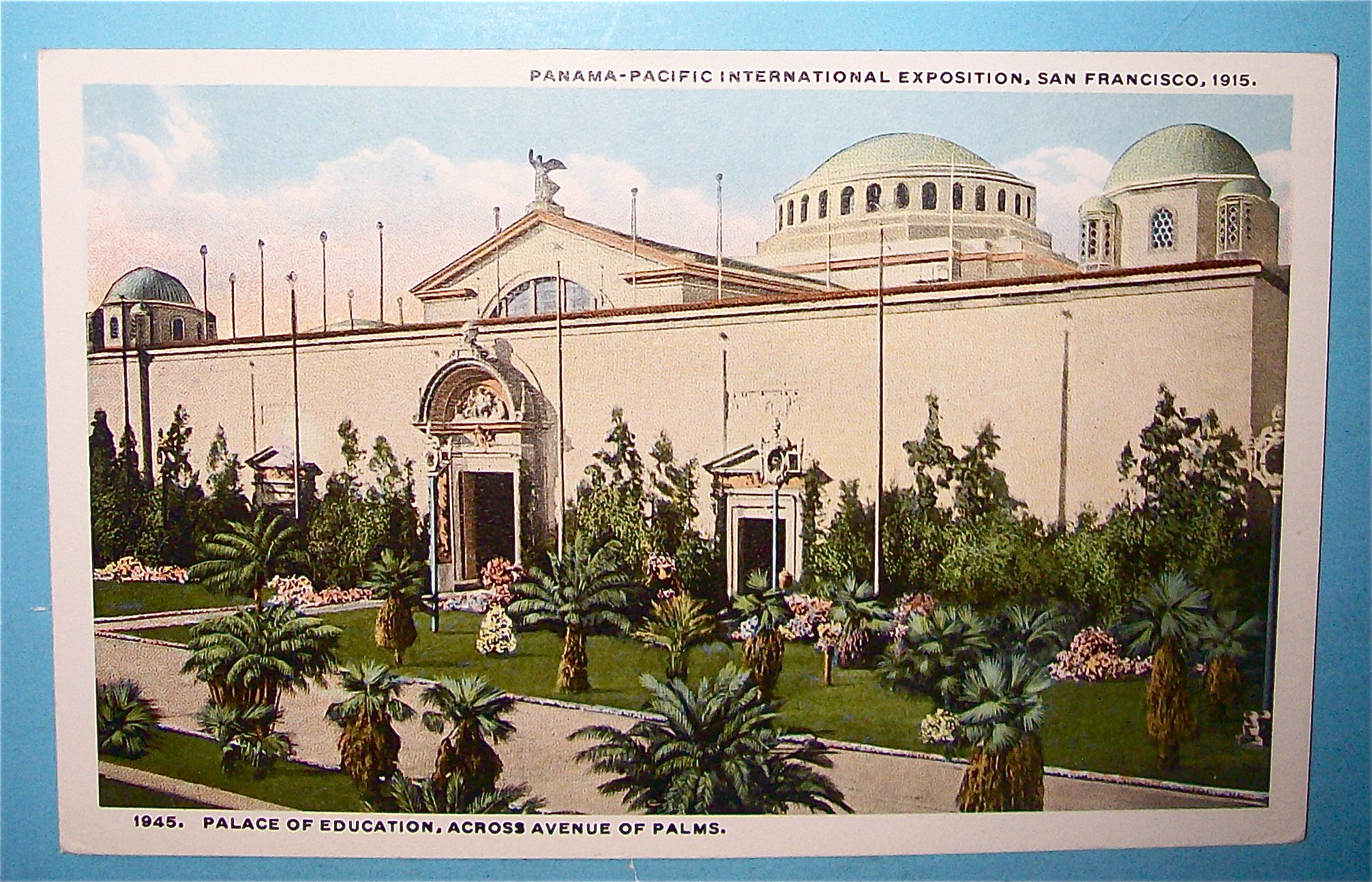 Palace Of Education Postcard-Pan Pac International Expo