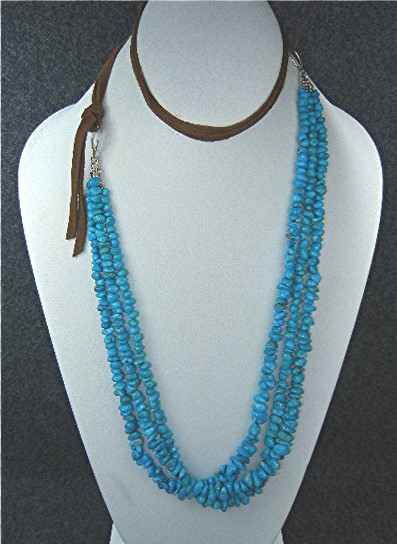 Campitos Turquoise Sterling Silver Leather Laura Ingall