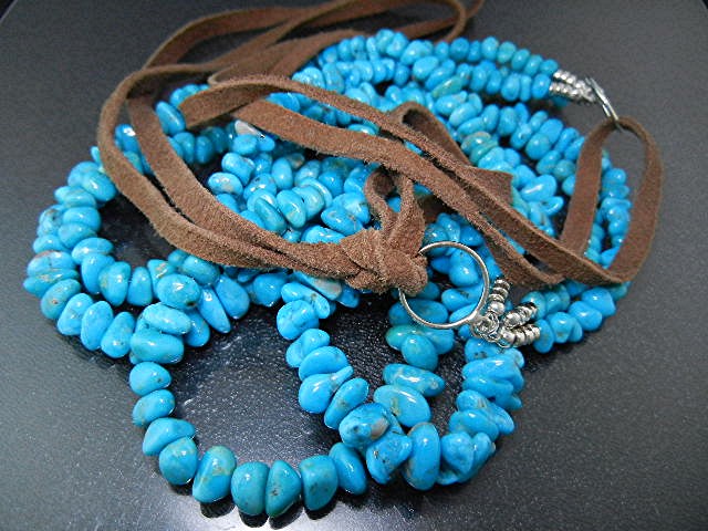 Campitos Turquoise Sterling Silver Leather Laura Ingall