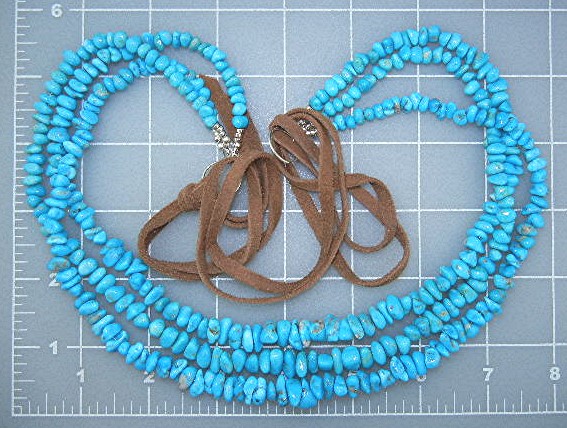 Campitos Turquoise Sterling Silver Leather Laura Ingall