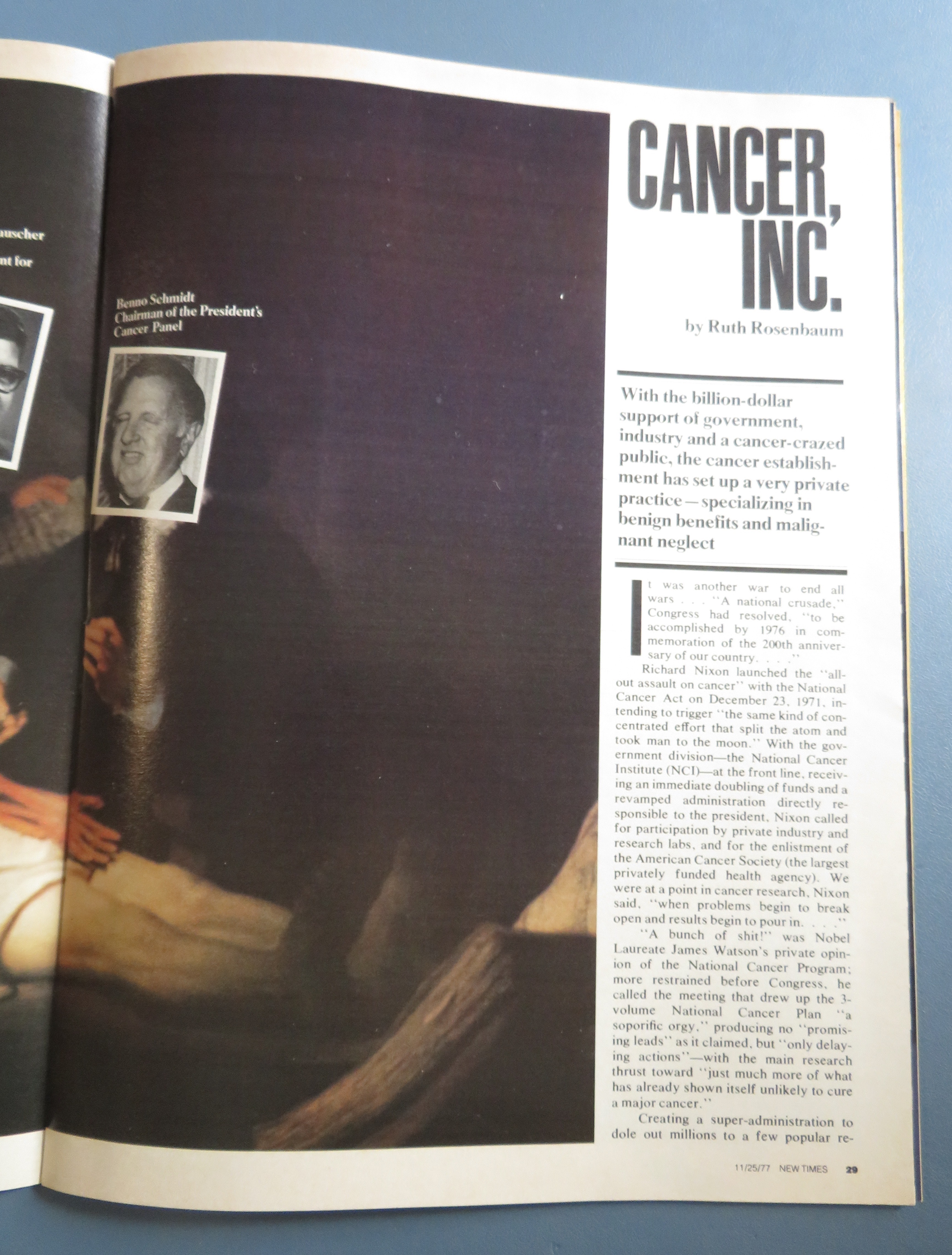 New Times Magazine November 25, 1977 Carter Discontent