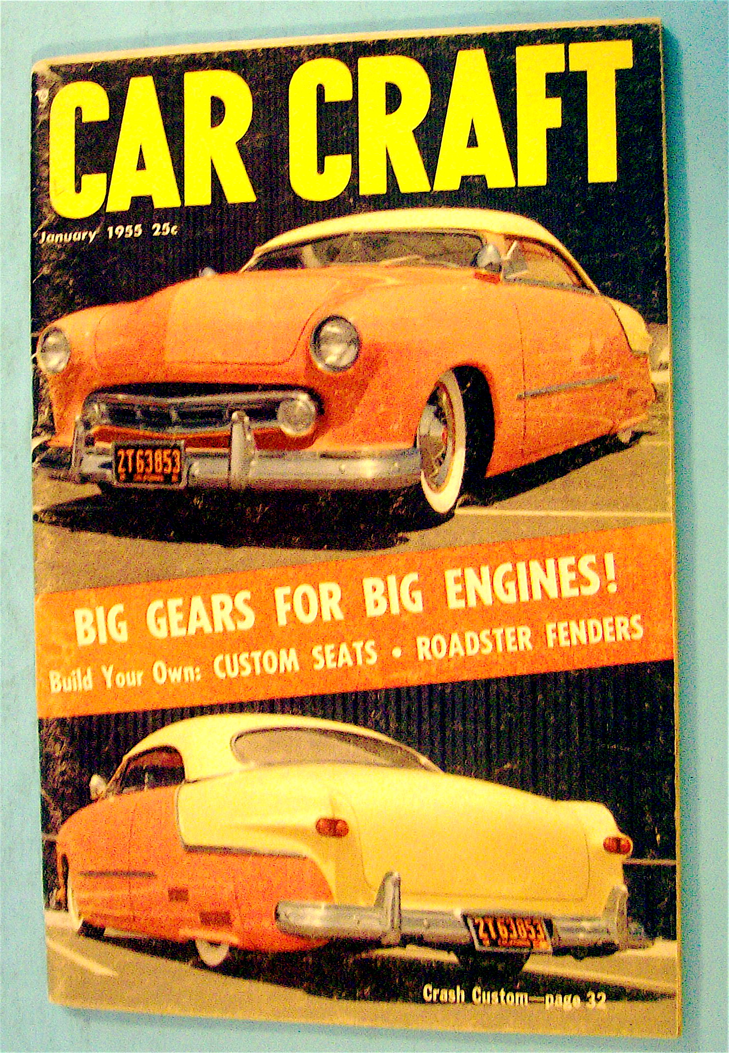 Car Craft January 1955 Big Gears For Big Engines
