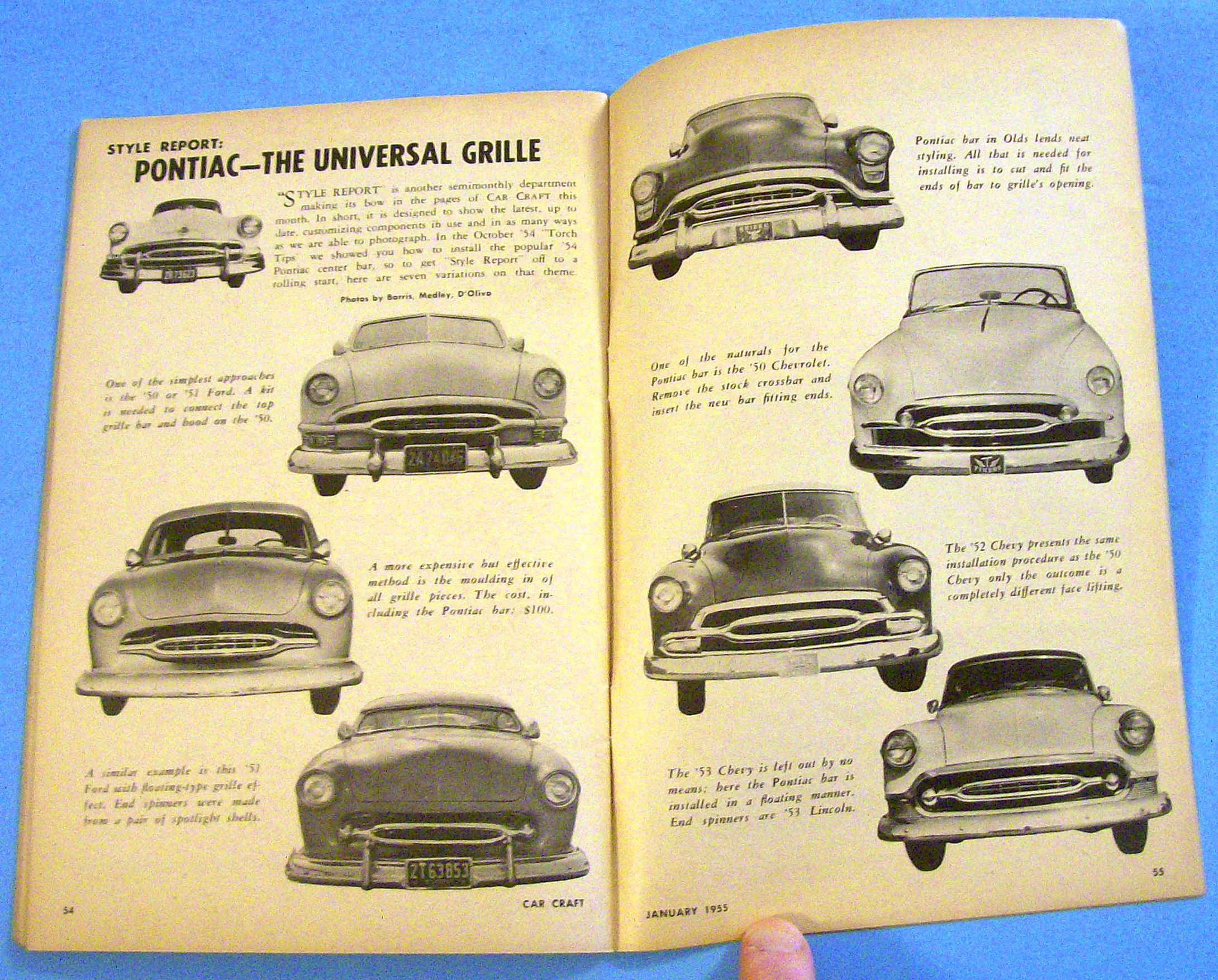 Car Craft January 1955 Big Gears For Big Engines