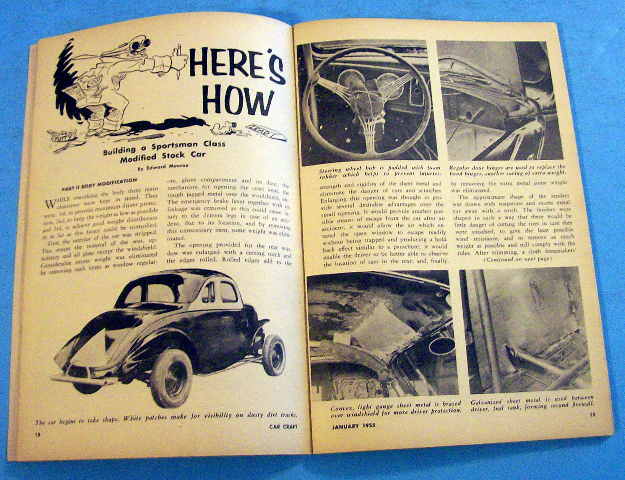 Car Craft January 1955 Big Gears For Big Engines