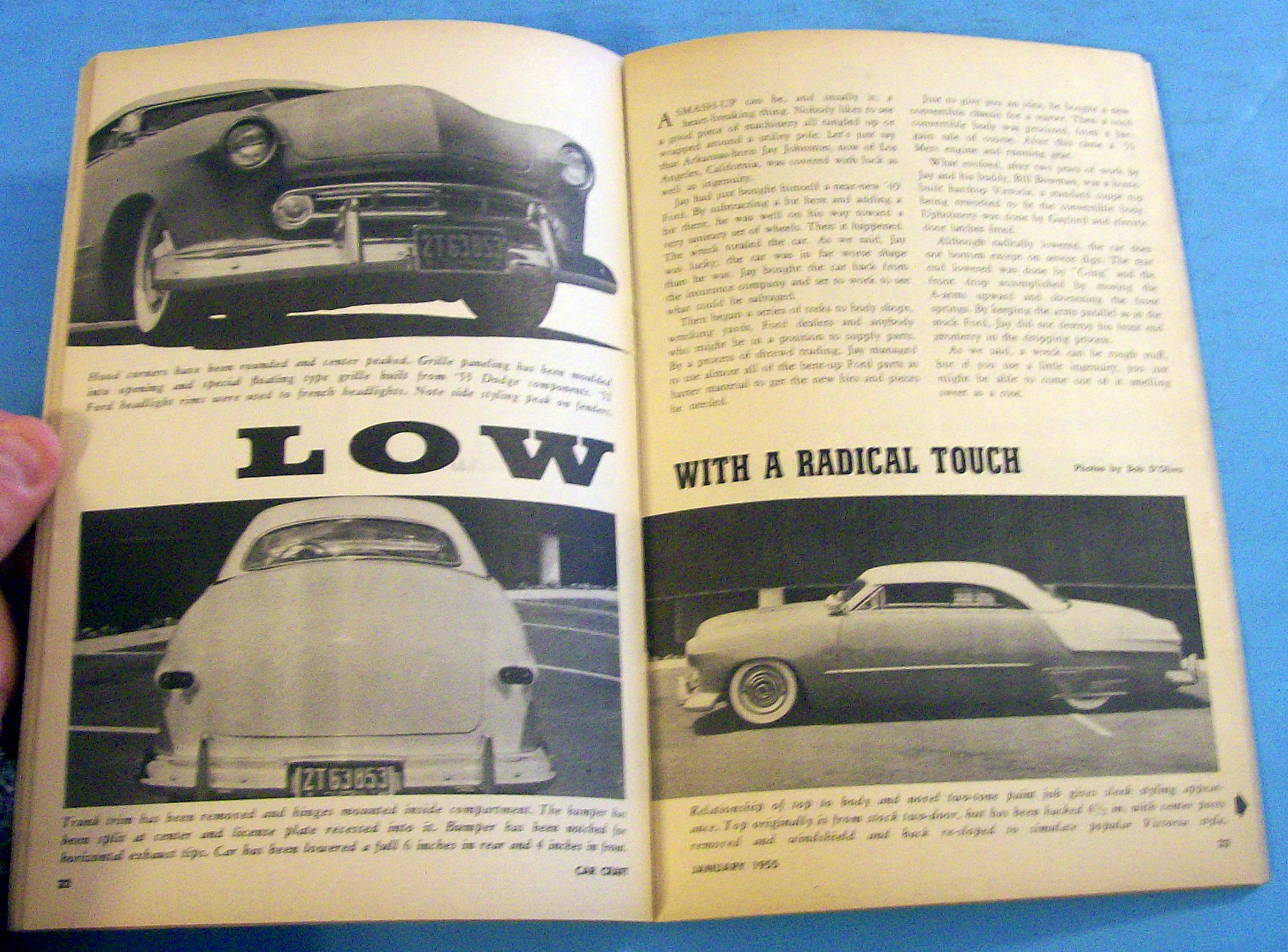 Car Craft January 1955 Big Gears For Big Engines