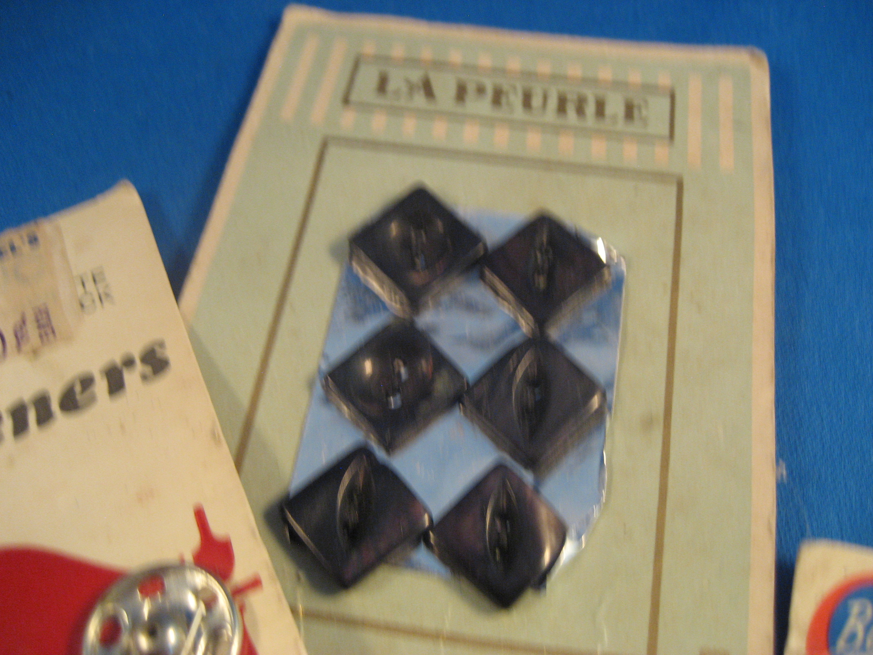 One Card of Buttons and 2 cards of snaps