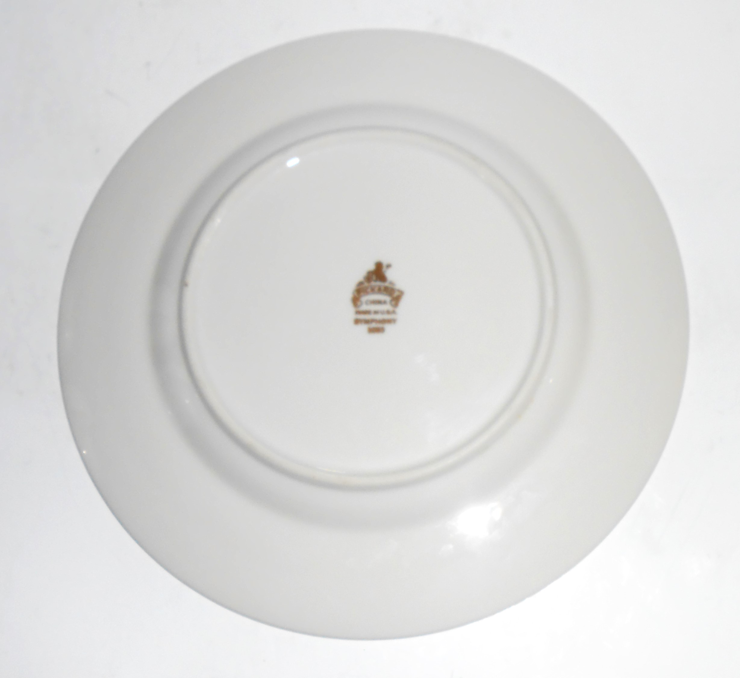 Pickard Porcelain China Gold Symphony Salad Plate