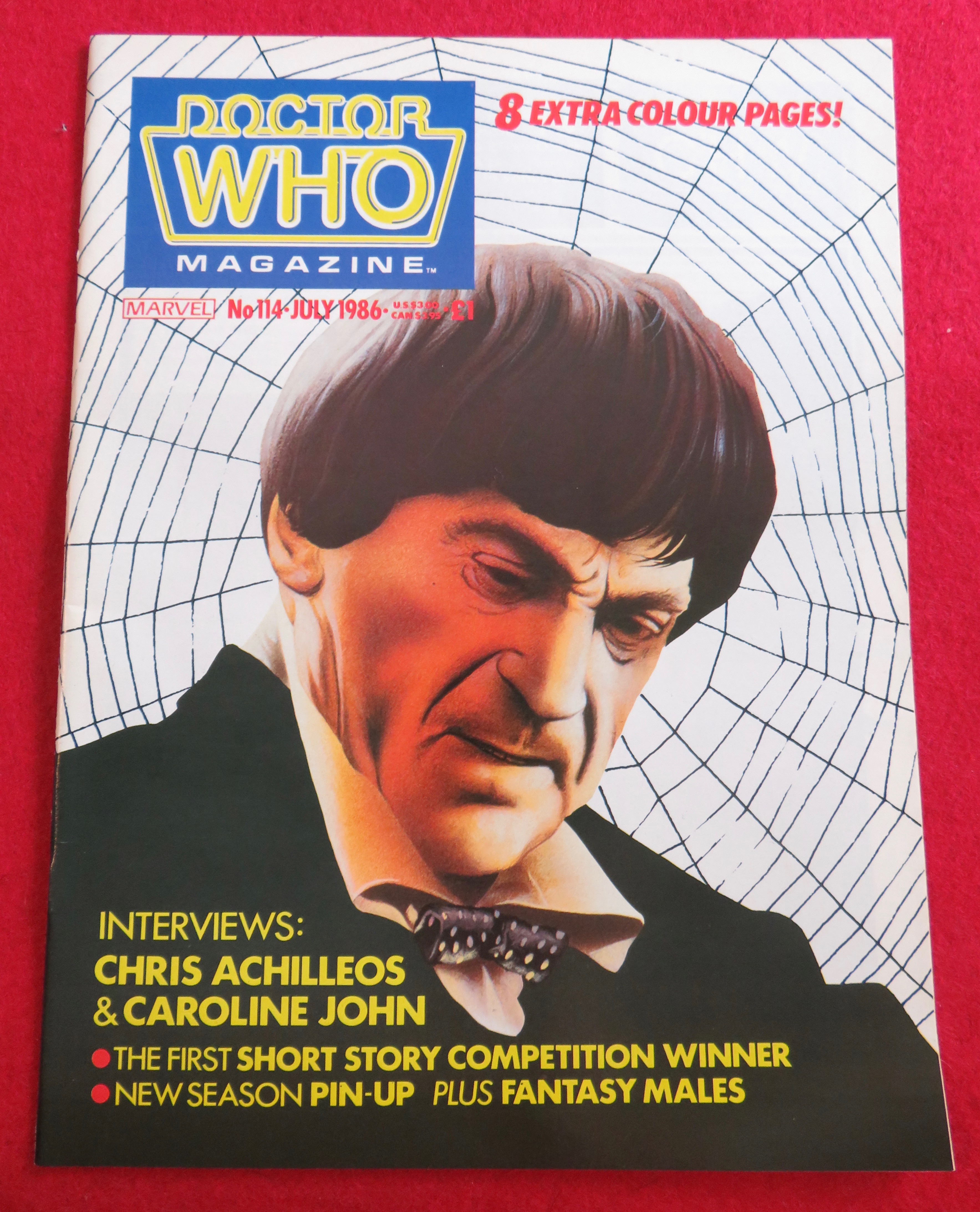 Doctor (Dr) Who Magazine July 1986 Chris Achilleos