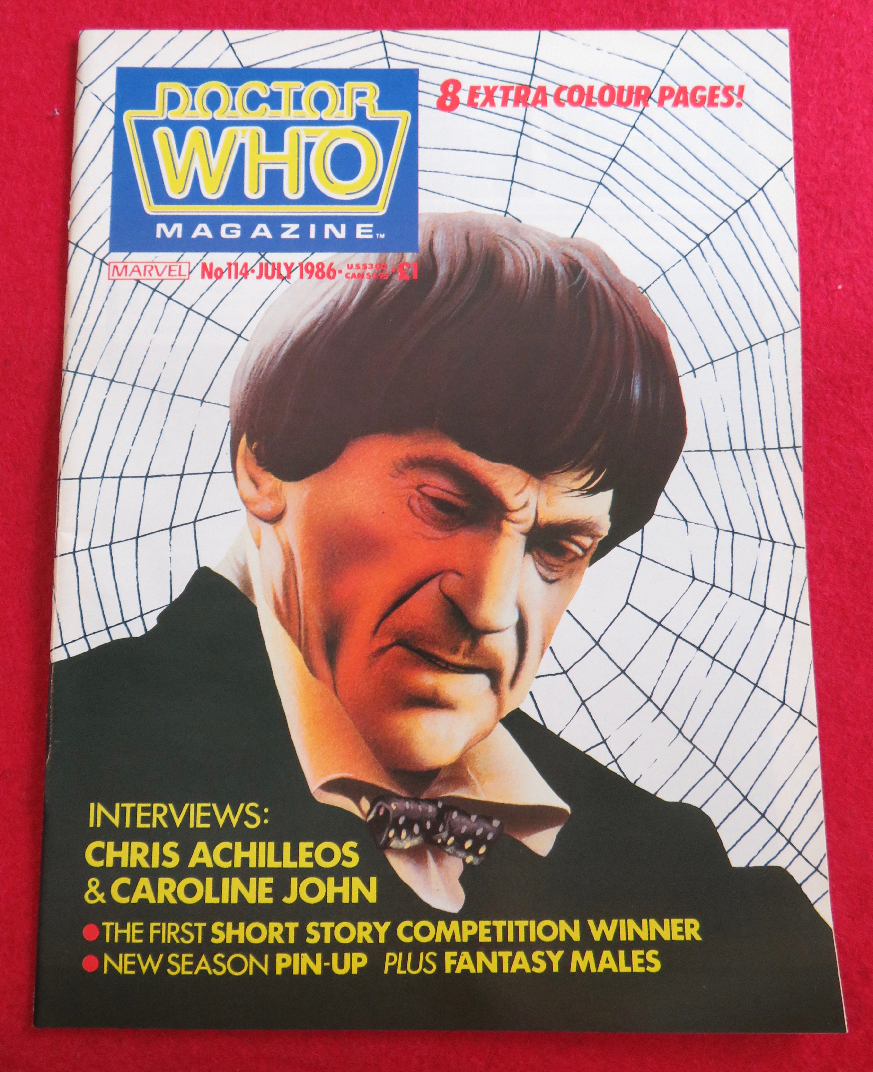 Doctor (Dr) Who Magazine July 1986 Chris Achilleos