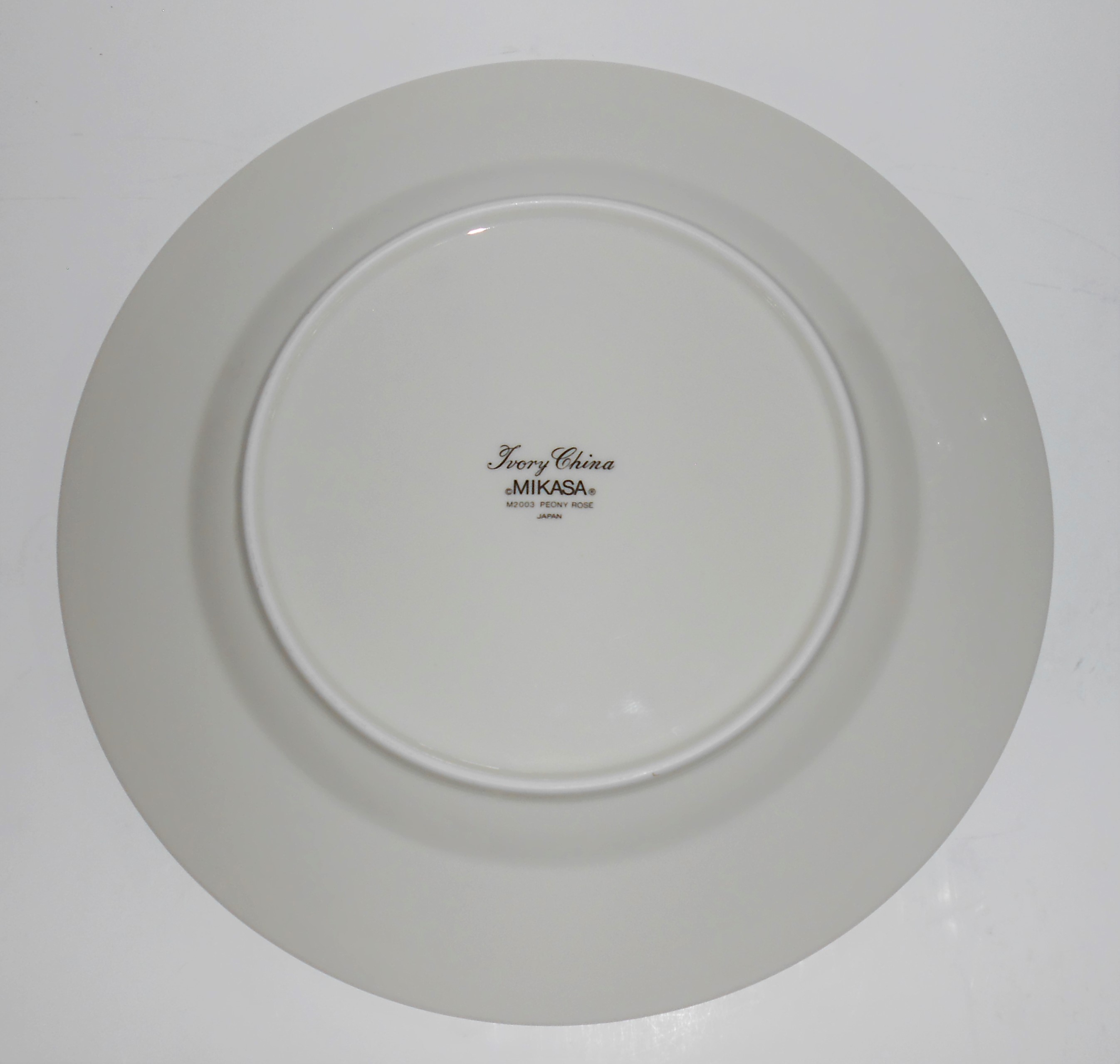 Mikasa Ivory China Peony Rose Gold M2003 Dinner Plate