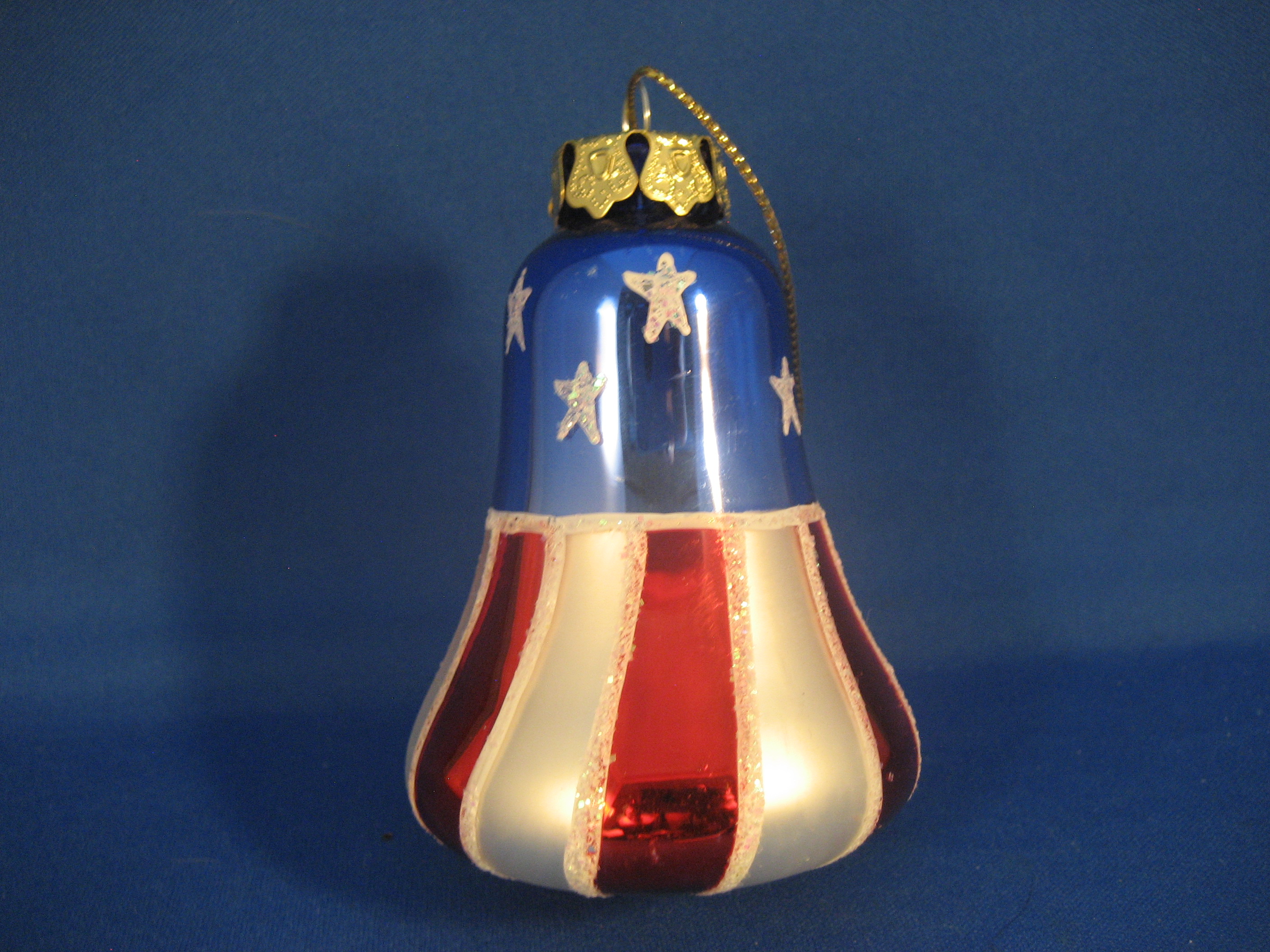 Red, White, and Blue Bell Ornament