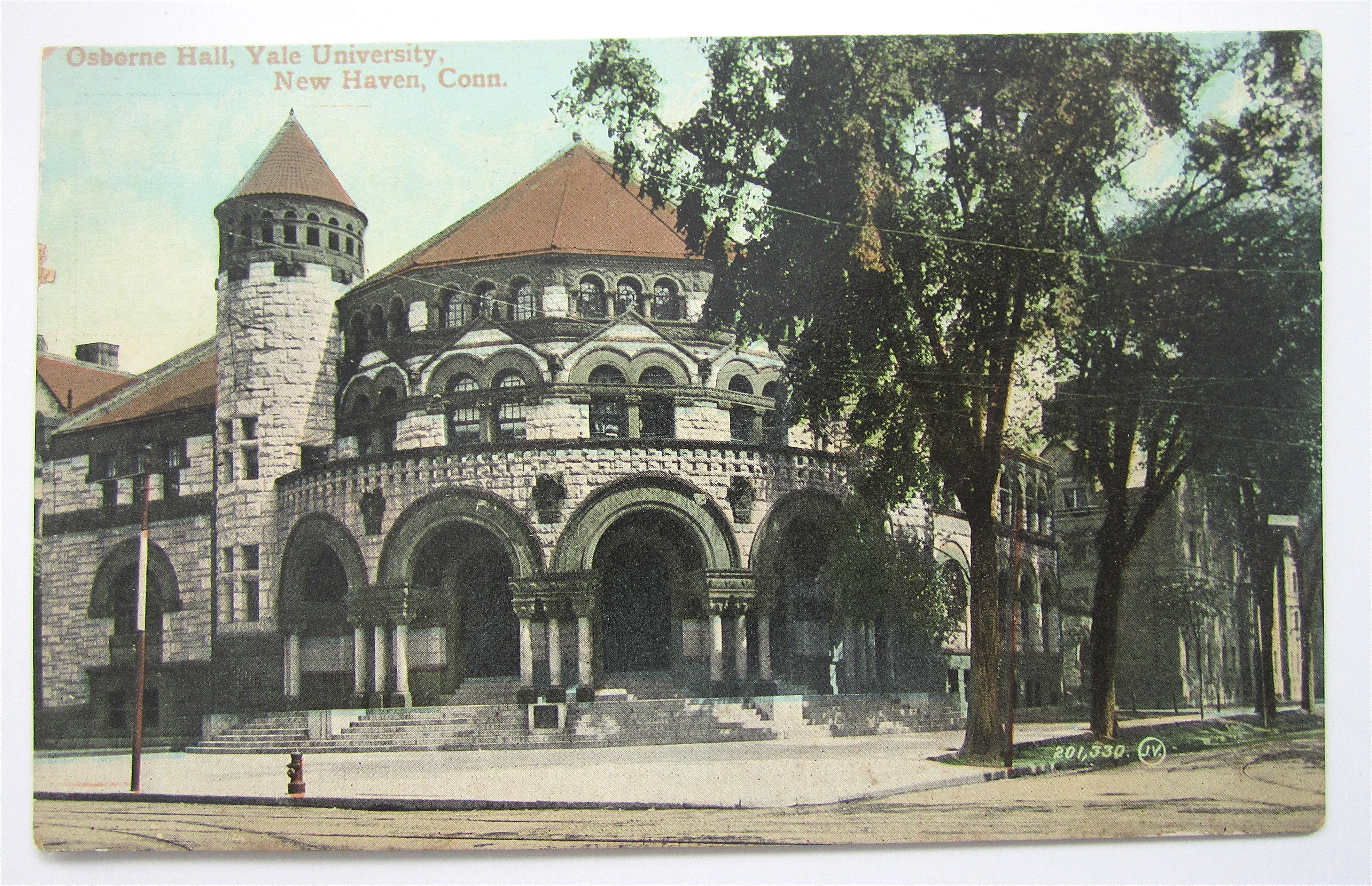 Osborne Hall Postcard (Yale University, New Haven)