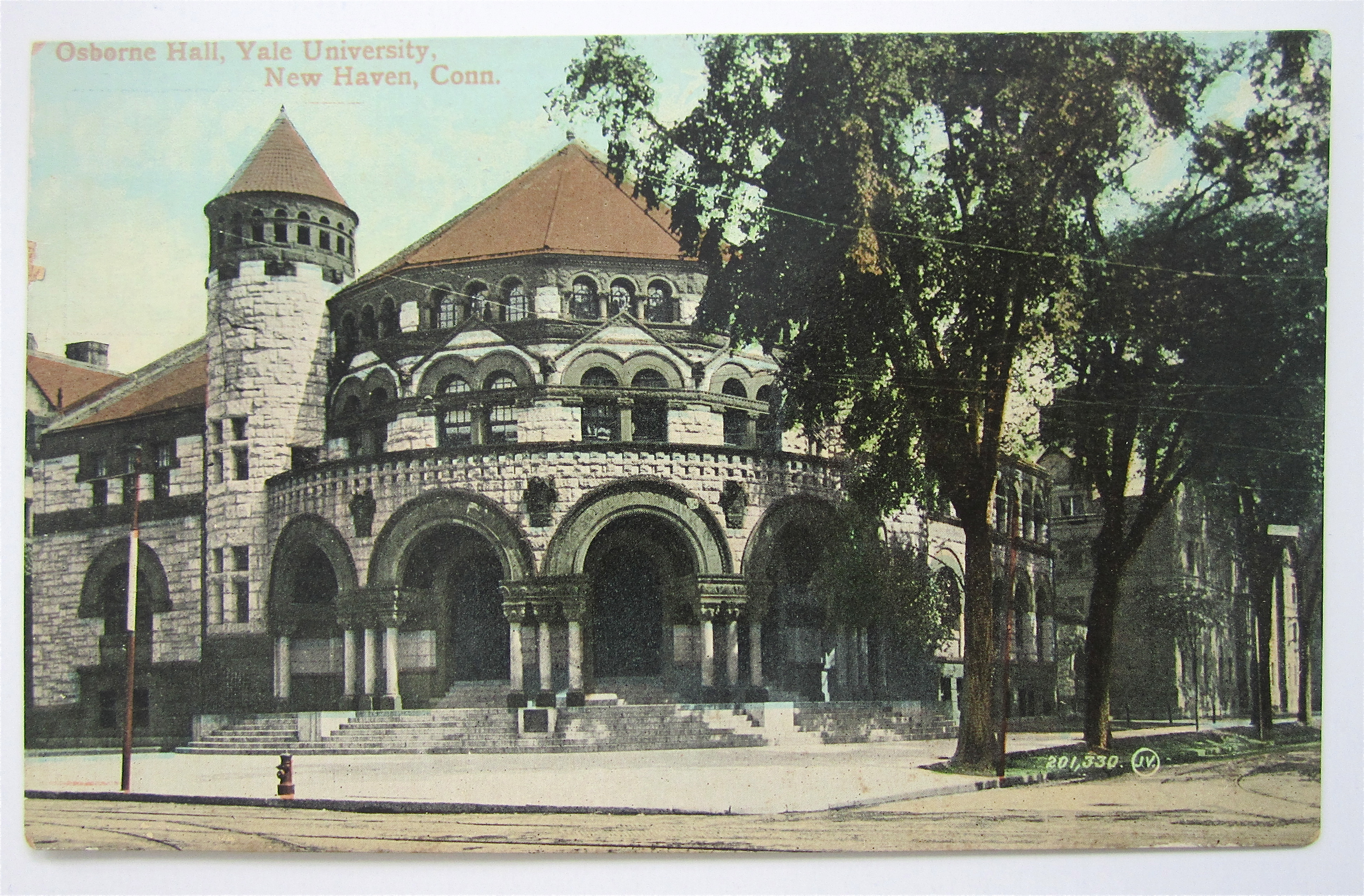 Osborne Hall Postcard (Yale University, New Haven)