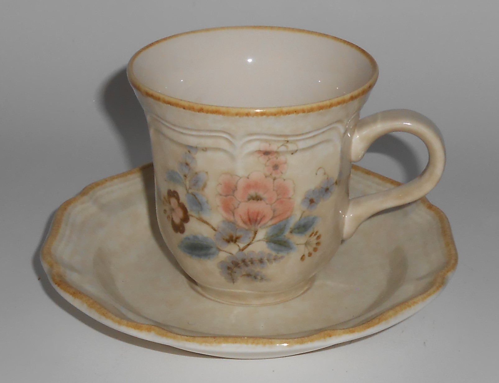 Mikasa China Country Charm Tennessee Cup & Saucer Set